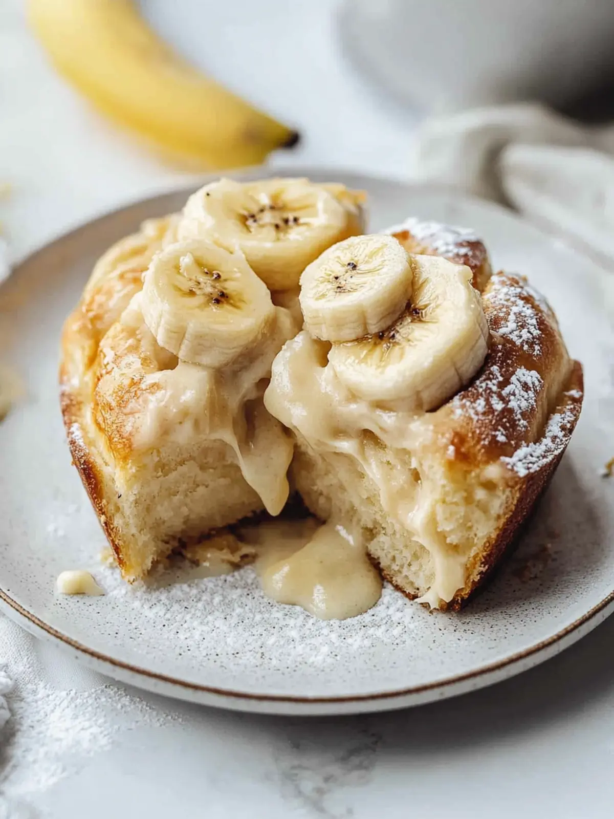 Indulge in Homemade Banana Cream Sweet Rolls Bliss 4 Banana Cream Sweet Rolls