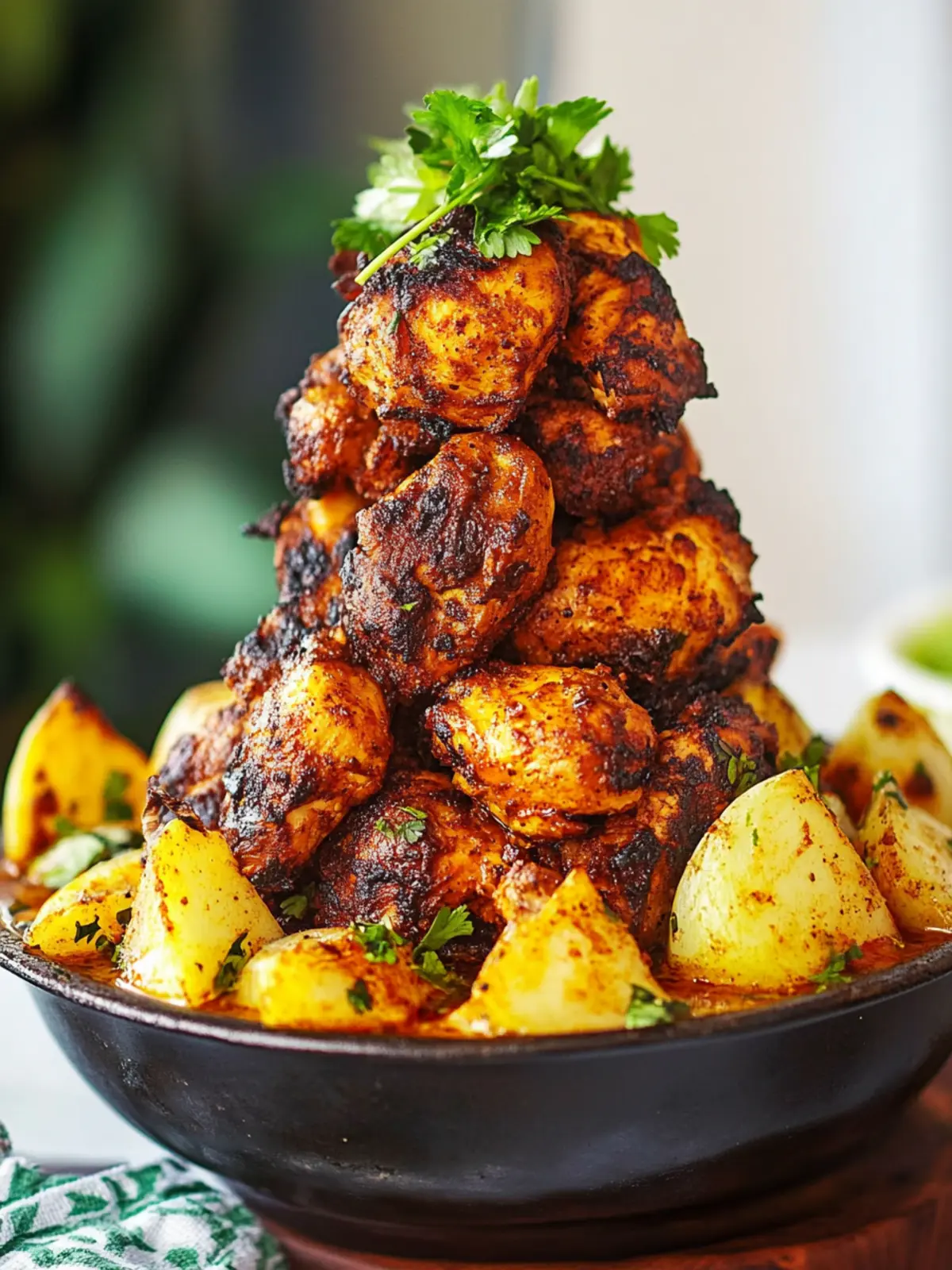 Healthy Oven Baked Chicken al Pastor with a Pineapple Twist 4 Oven Baked Chicken al Pastor