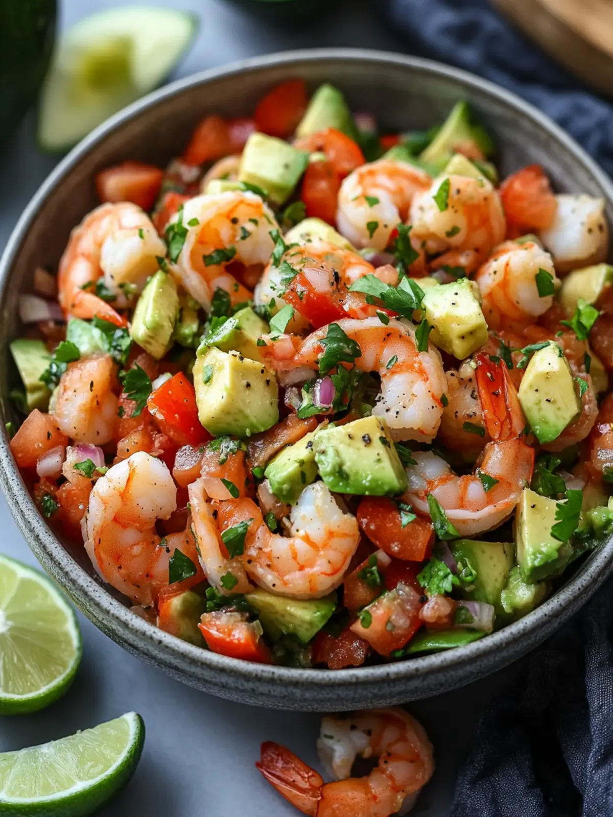 Avocado Salsa Shrimp Salad: Your New Summer Favorite 2 Avocado Salsa Shrimp Salad