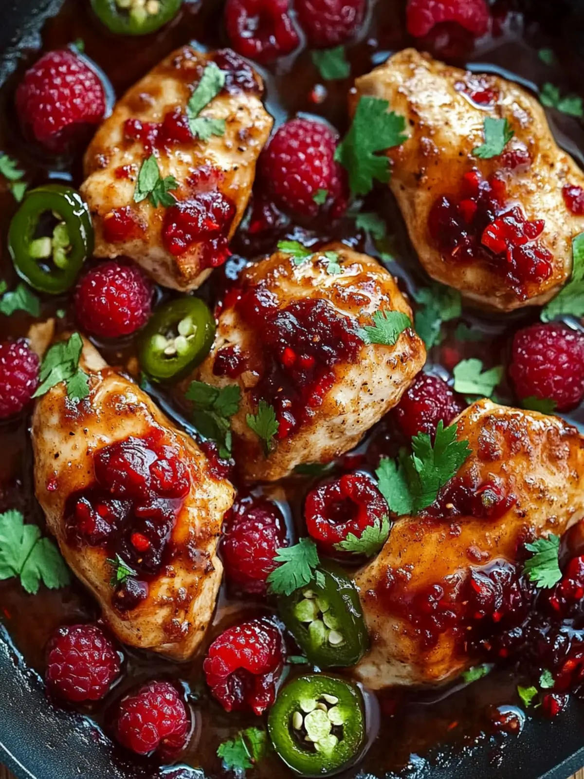 Sweet and Spicy Jalapeno Raspberry Chicken in Just 25 Minutes 2 Sweet and Spicy Jalapeno Raspberry Chicken