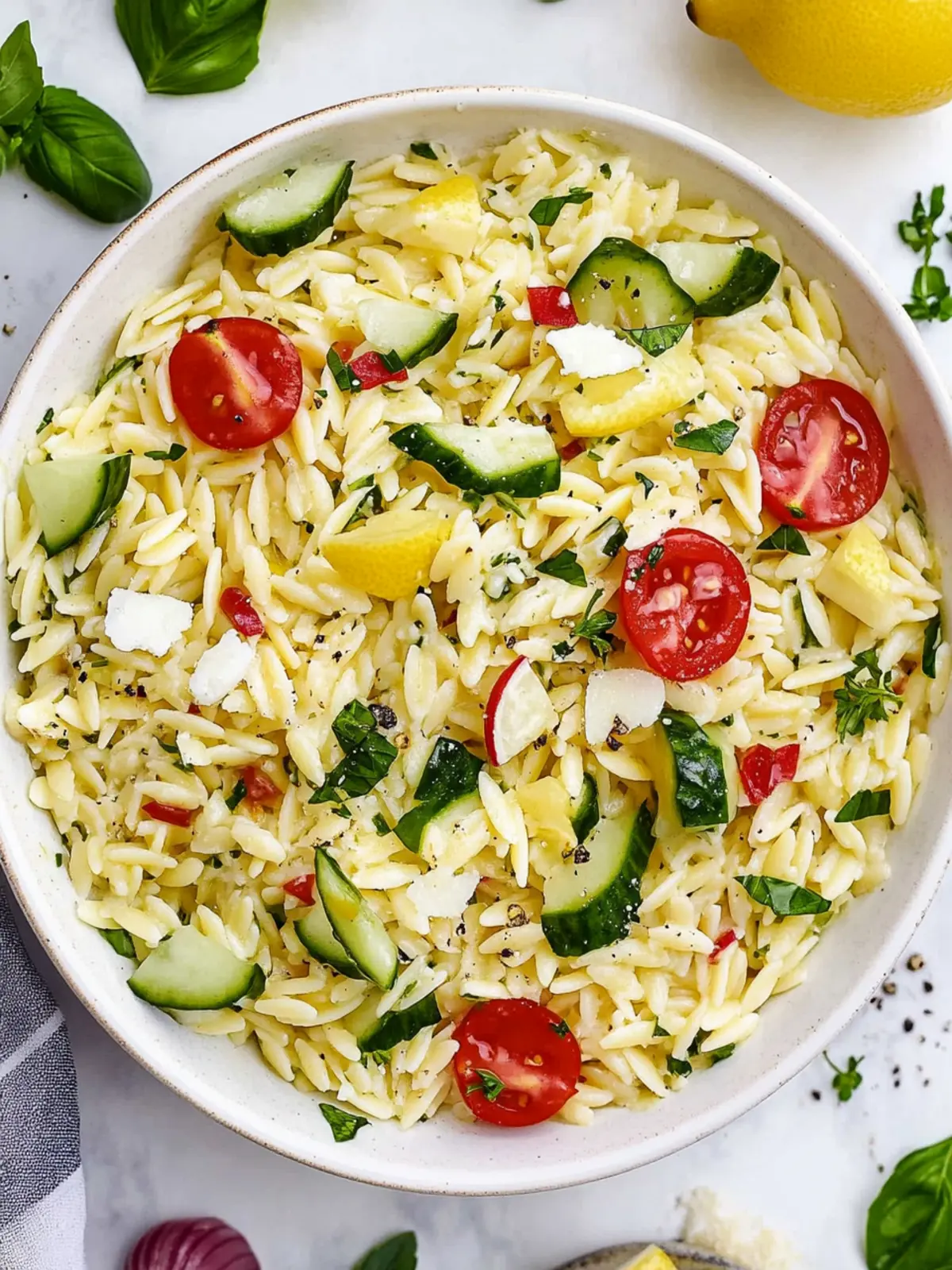 Zesty Lemon Orzo Salad That Brightens Your Meals 2 Lemon Orzo Salad