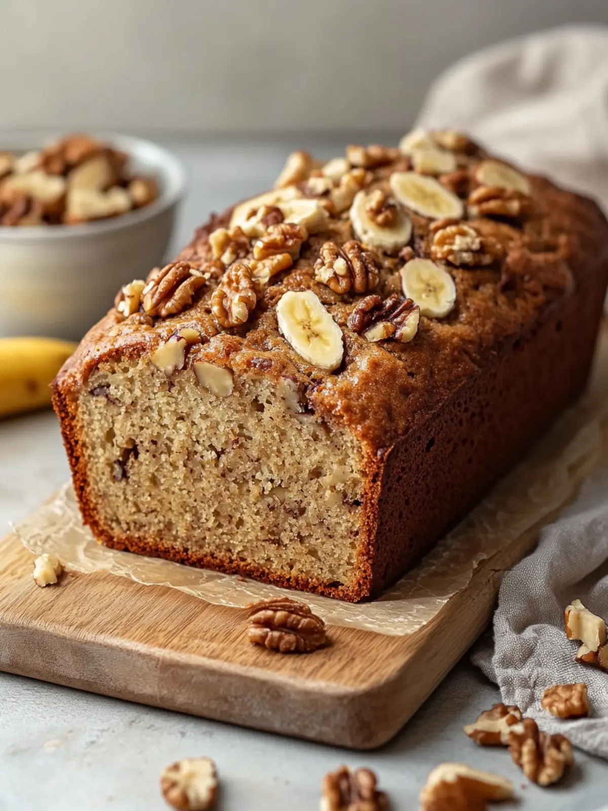 Ultimate Banana Loaf with Walnuts - Easy & Delicious Bliss 4 Banana Loaf with Walnuts
