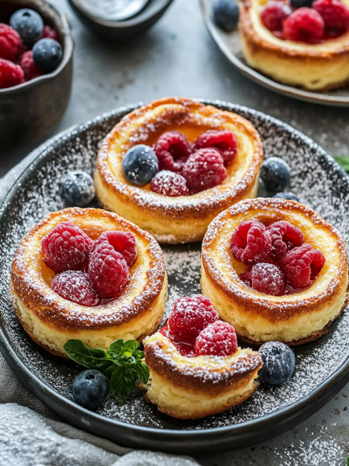 Irresistible Mini Dutch Baby Pancakes for a Magical Morning 3 Mini Dutch Baby Pancakes