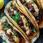 Savory Garlic Butter Honey BBQ Beef Tacos for Easy Nights 5 Garlic Butter Honey BBQ Beef Tacos