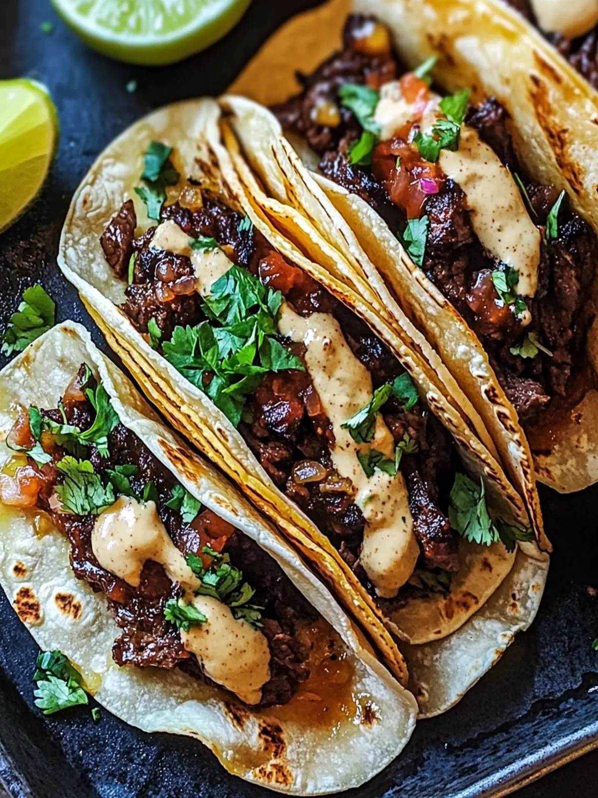 Savory Garlic Butter Honey BBQ Beef Tacos for Easy Nights 5 Garlic Butter Honey BBQ Beef Tacos