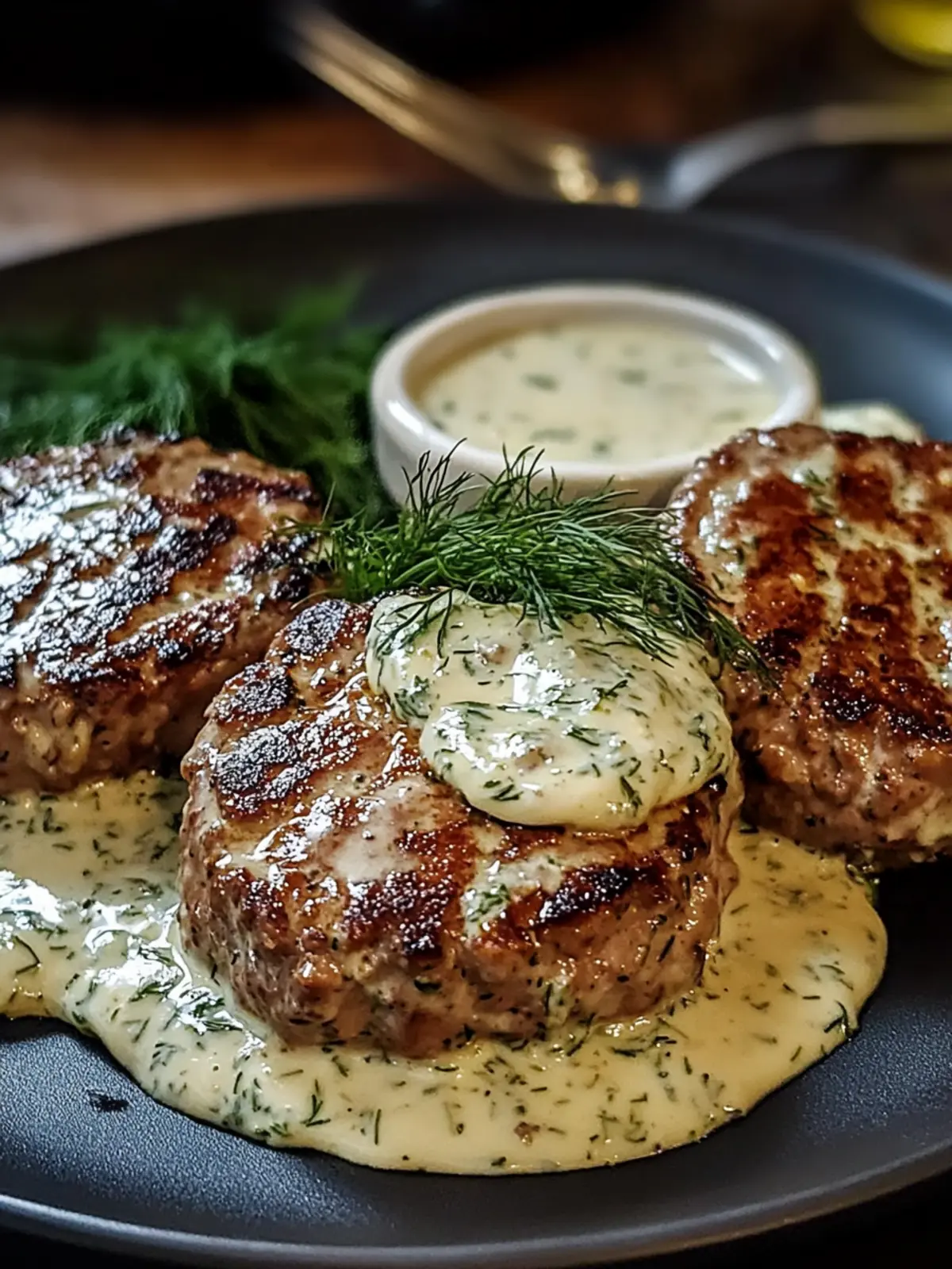 Savory Hamburger Steaks in Creamy Dill Sauce Delight Tonight 5 Savory Hamburger Steaks in Creamy Dill Sauce Delight
