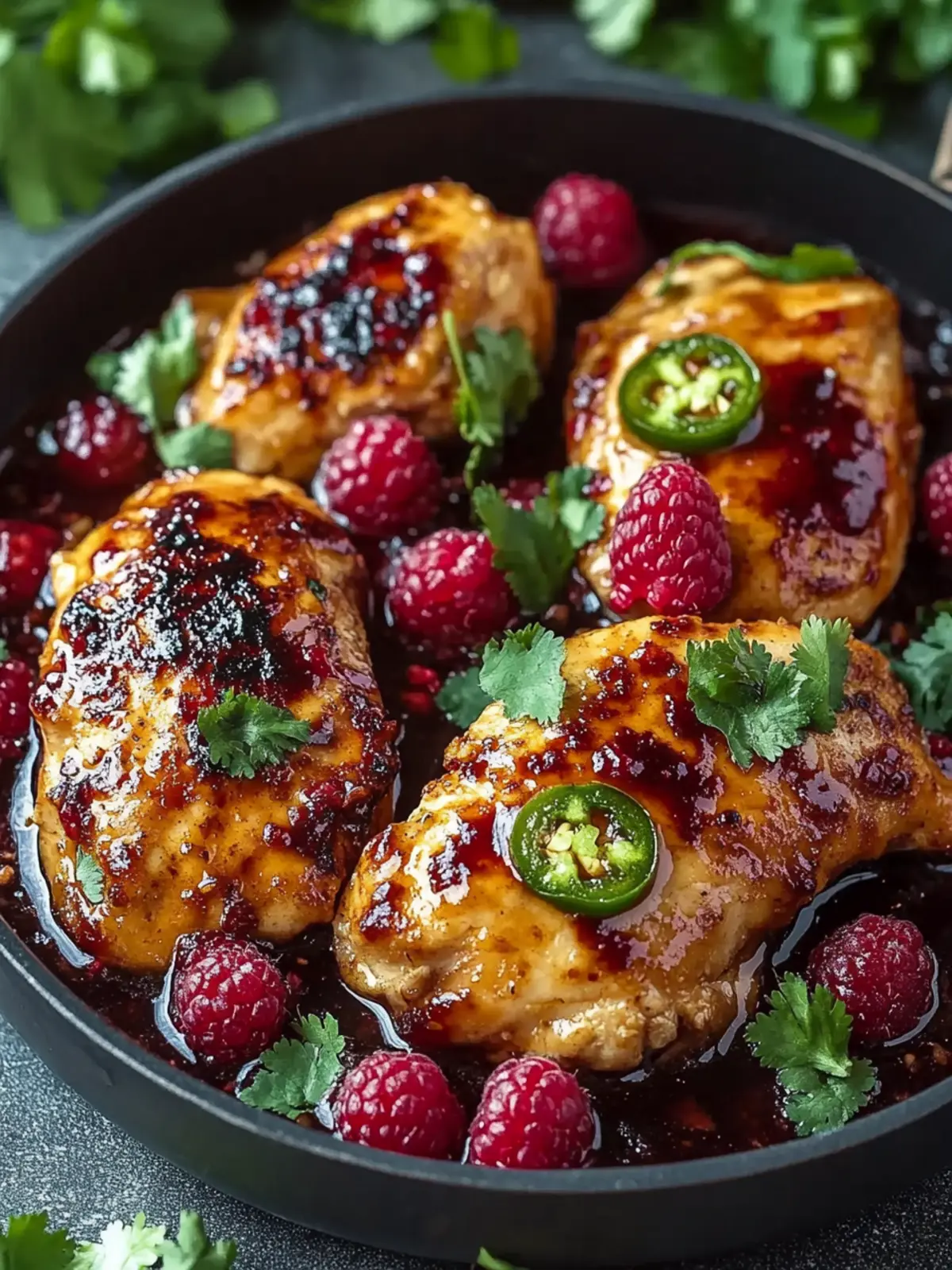 Sweet and Spicy Jalapeno Raspberry Chicken in Just 25 Minutes 3 Sweet and Spicy Jalapeno Raspberry Chicken