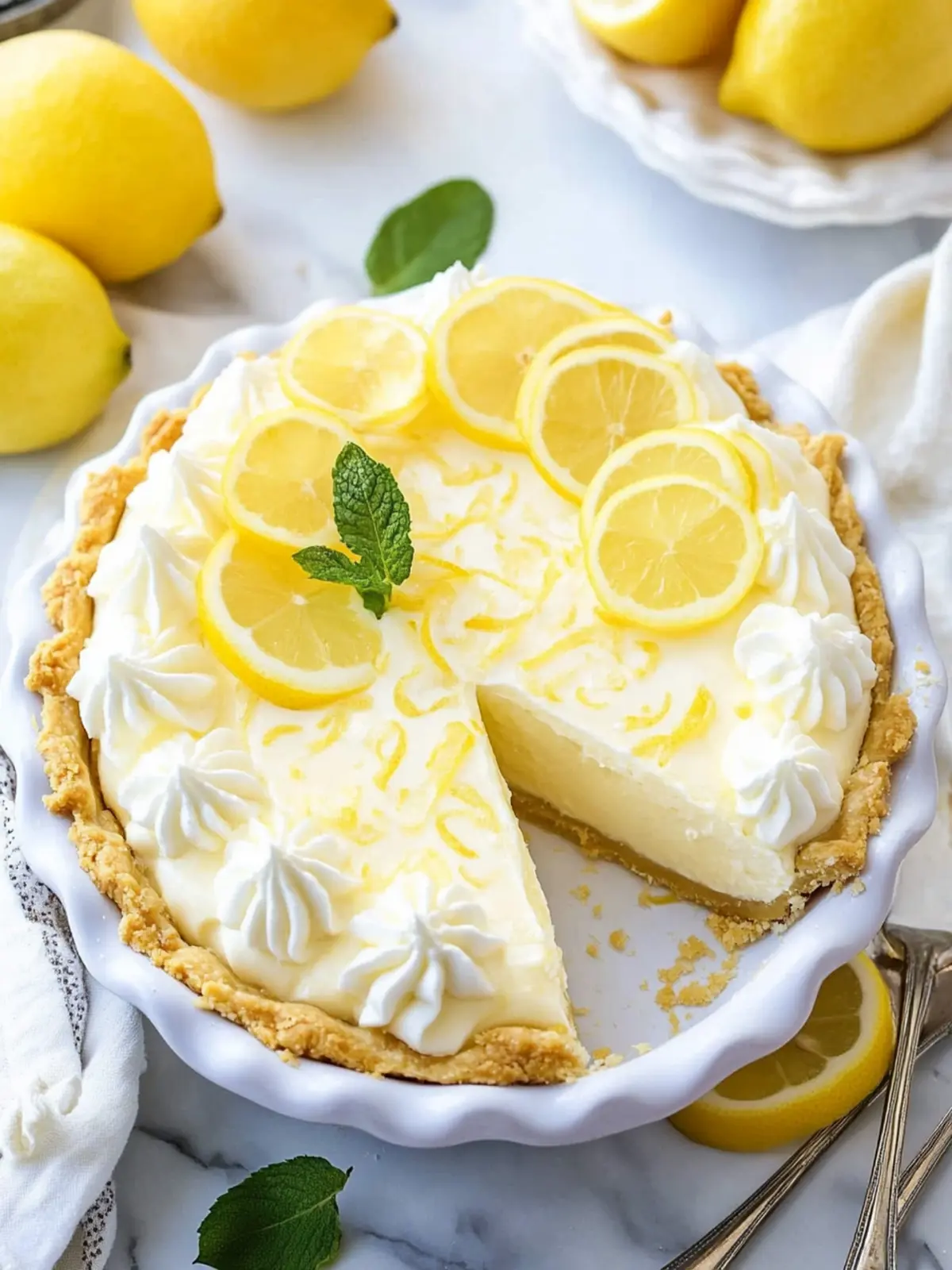 Irresistible Lemon Mascarpone Cream Pie That's a Slice of Heaven 2 Lemon Mascarpone Cream Pie