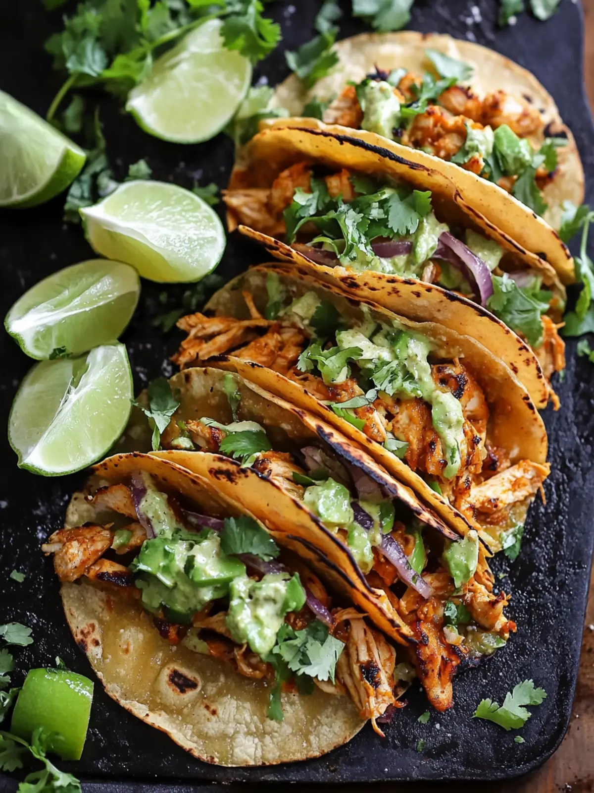 Crispy Poblano Chicken Tacos with Zesty Avocado Salsa Magic 5 crispy poblano chicken tacos