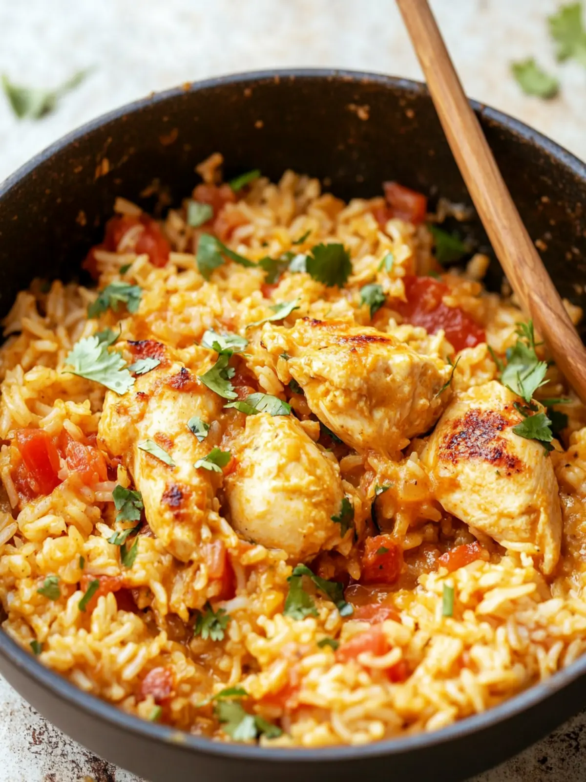 One Pot Queso Chicken and Rice for Ultimate Comfort Food Bliss 3 One Pot Queso Chicken and Rice