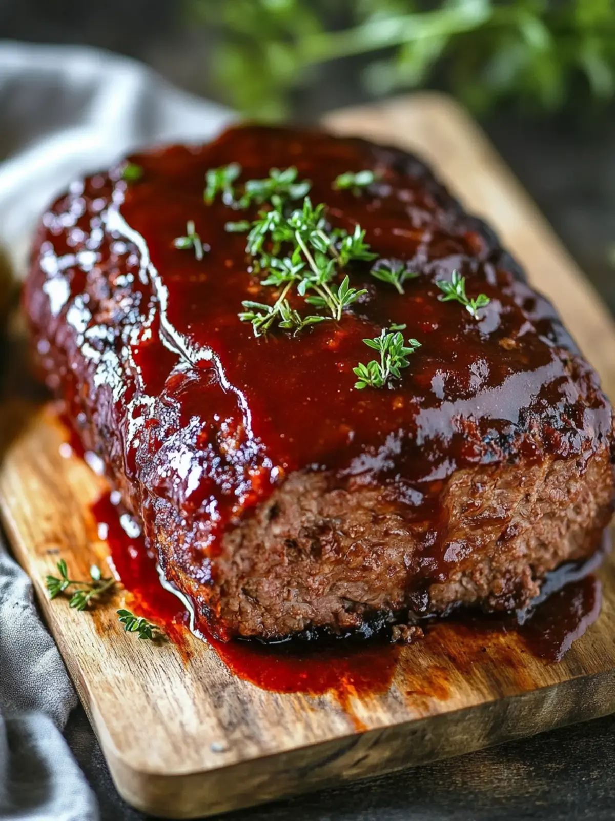 Irresistible Smoky BBQ Meatloaf with Sweet Glaze Delight 2 Smoky BBQ Meatloaf