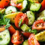 Zesty Avocado, Tomato & Cucumber Salad for Refreshing Bites 6 Avocado, Tomato & Cucumber Salad