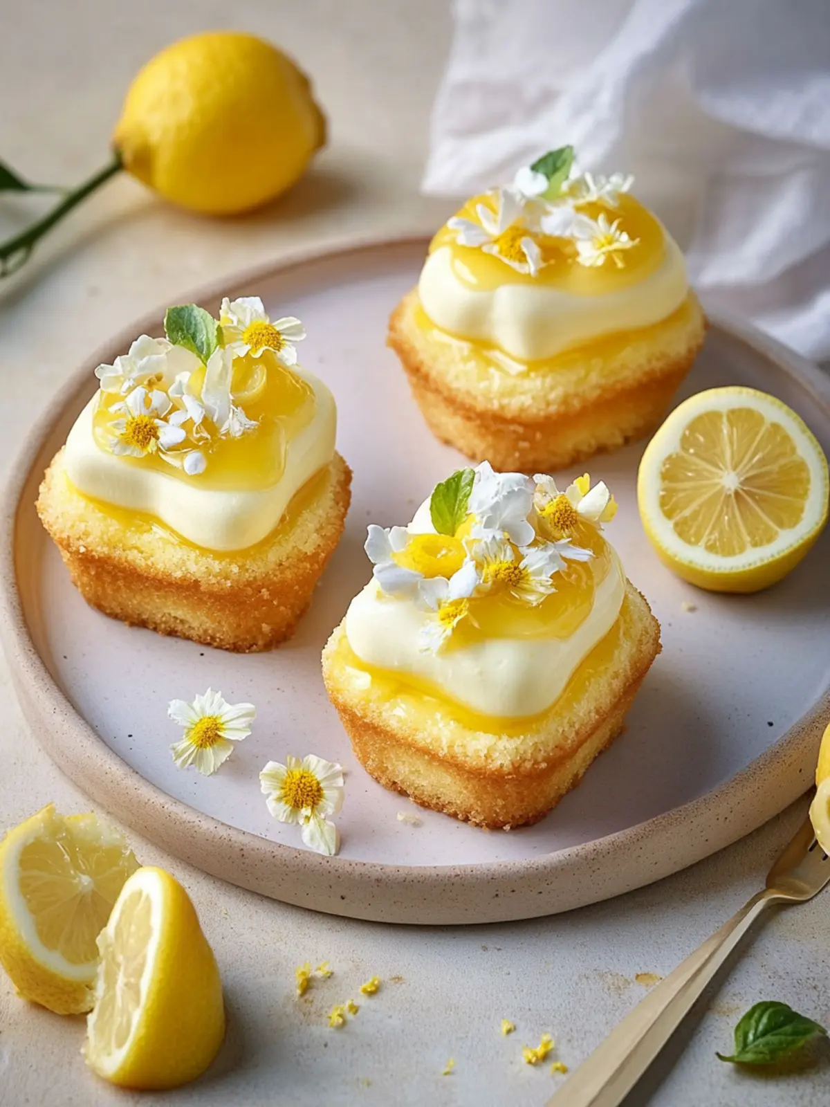 Delicious Lemon Curd Mini Cakes Perfect for Any Occasion 2 Lemon Curd Mini Cakes