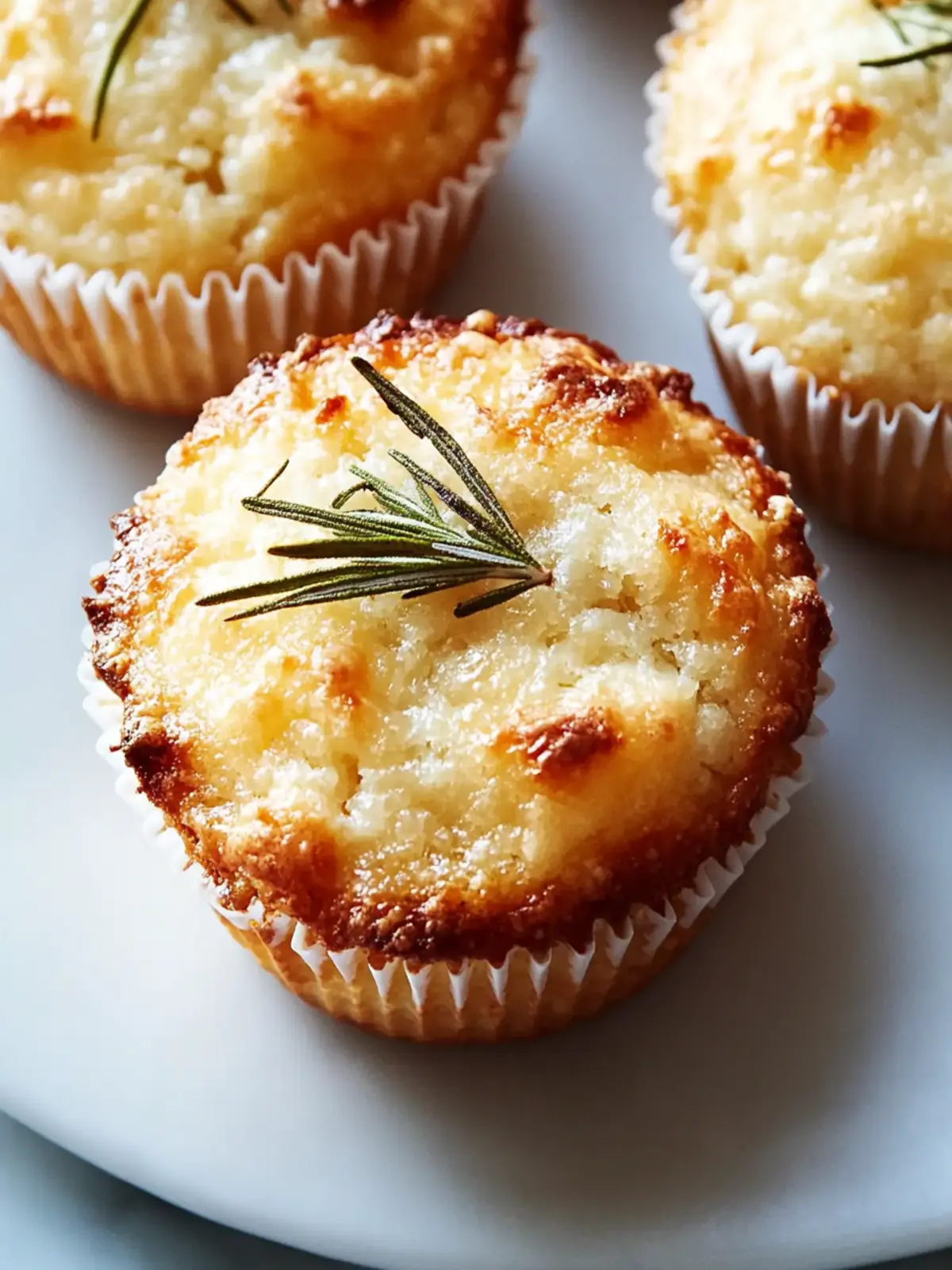 Parmesan Rosemary Muffins: Savory Bliss in Every Bite 2 Parmesan Rosemary Muffins