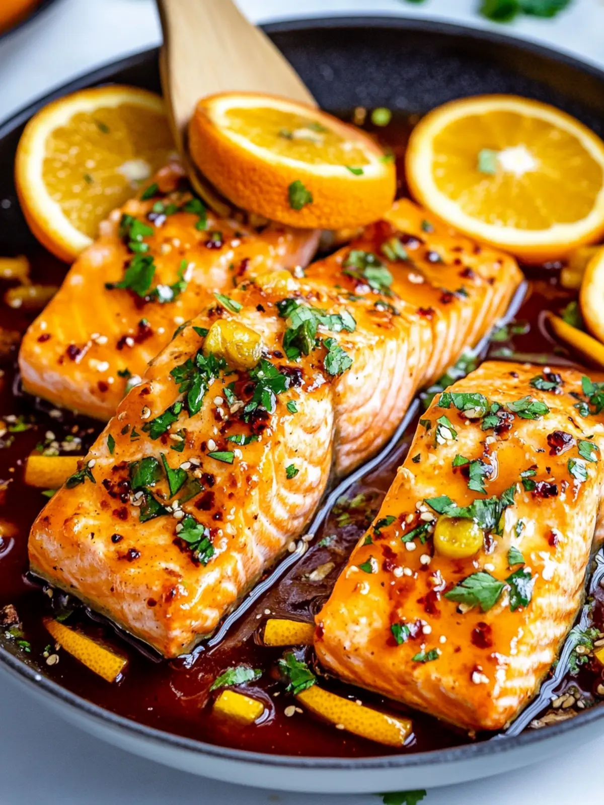 Delicious Orange Glazed Salmon in 15 Minutes Flat 4 Orange Glazed Salmon