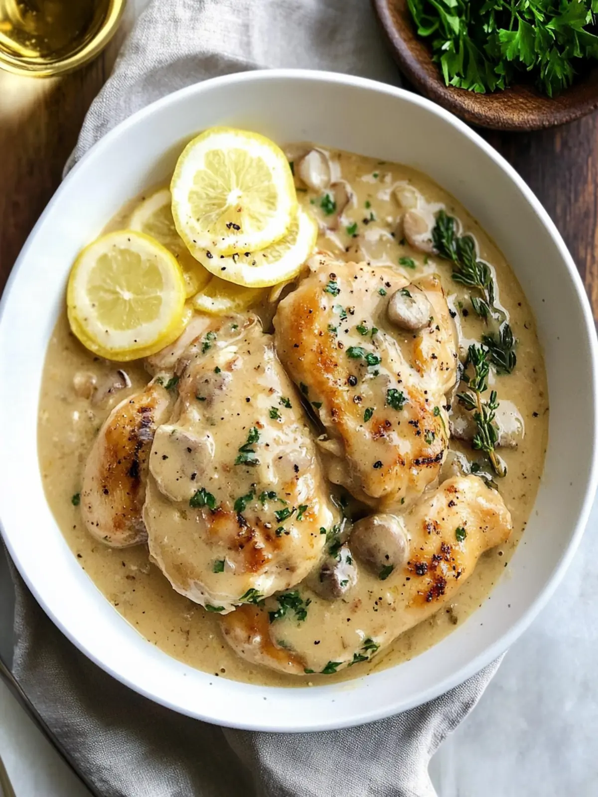 Delicious Chicken in White Wine Sauce for Cozy Nights 3 Chicken in White Wine Sauce