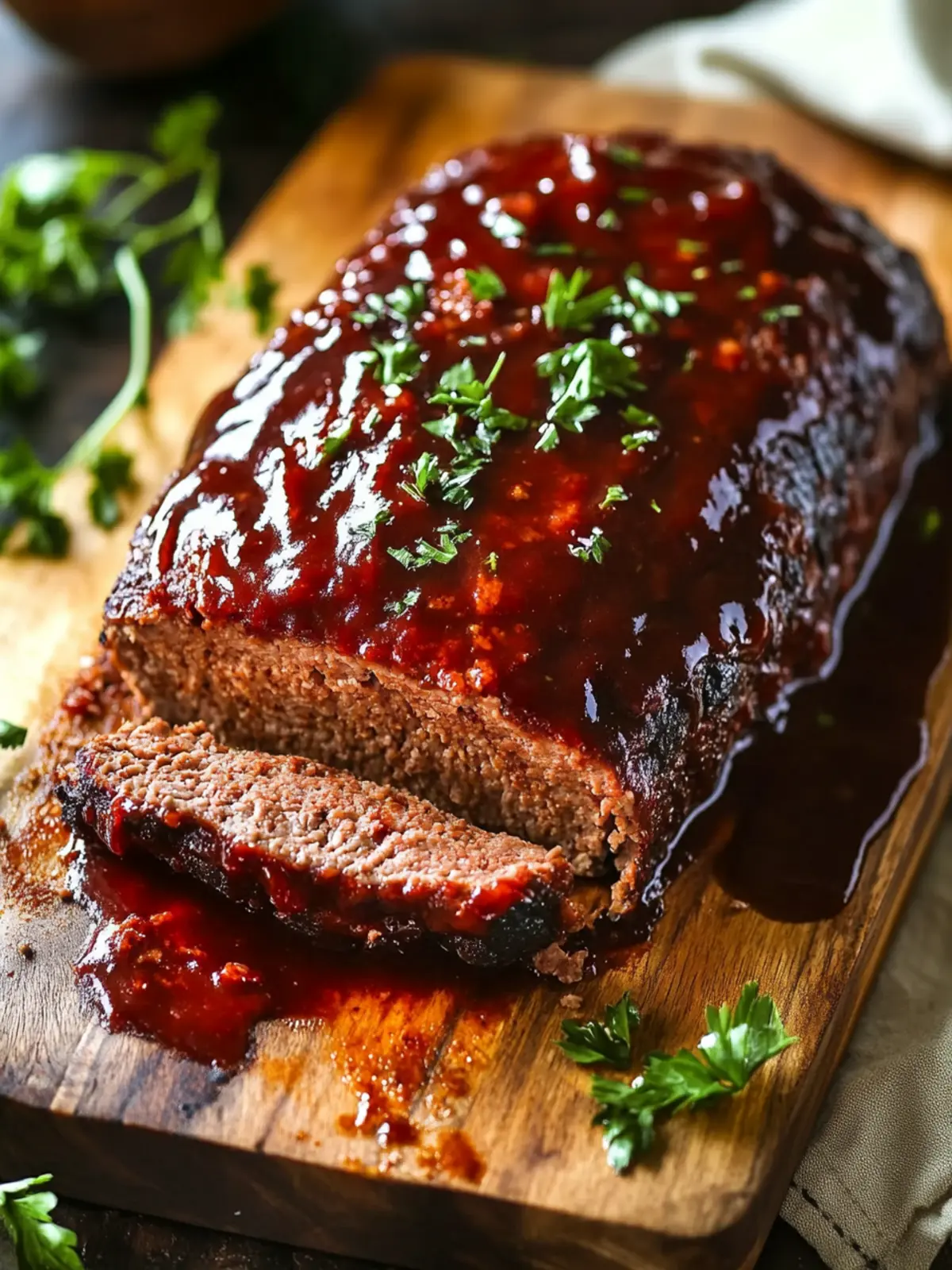 Irresistible Smoky BBQ Meatloaf with Sweet Glaze Delight 3 Smoky BBQ Meatloaf