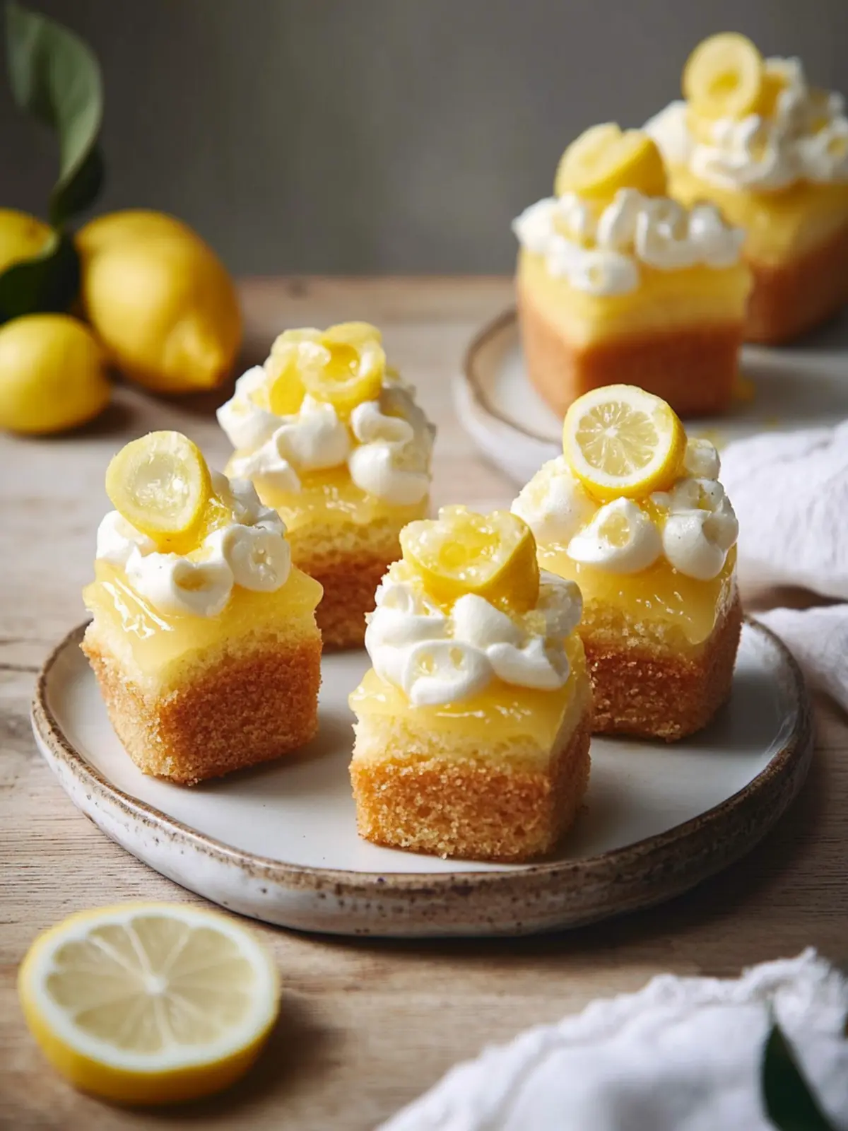 Delicious Lemon Curd Mini Cakes Perfect for Any Occasion 3 Lemon Curd Mini Cakes