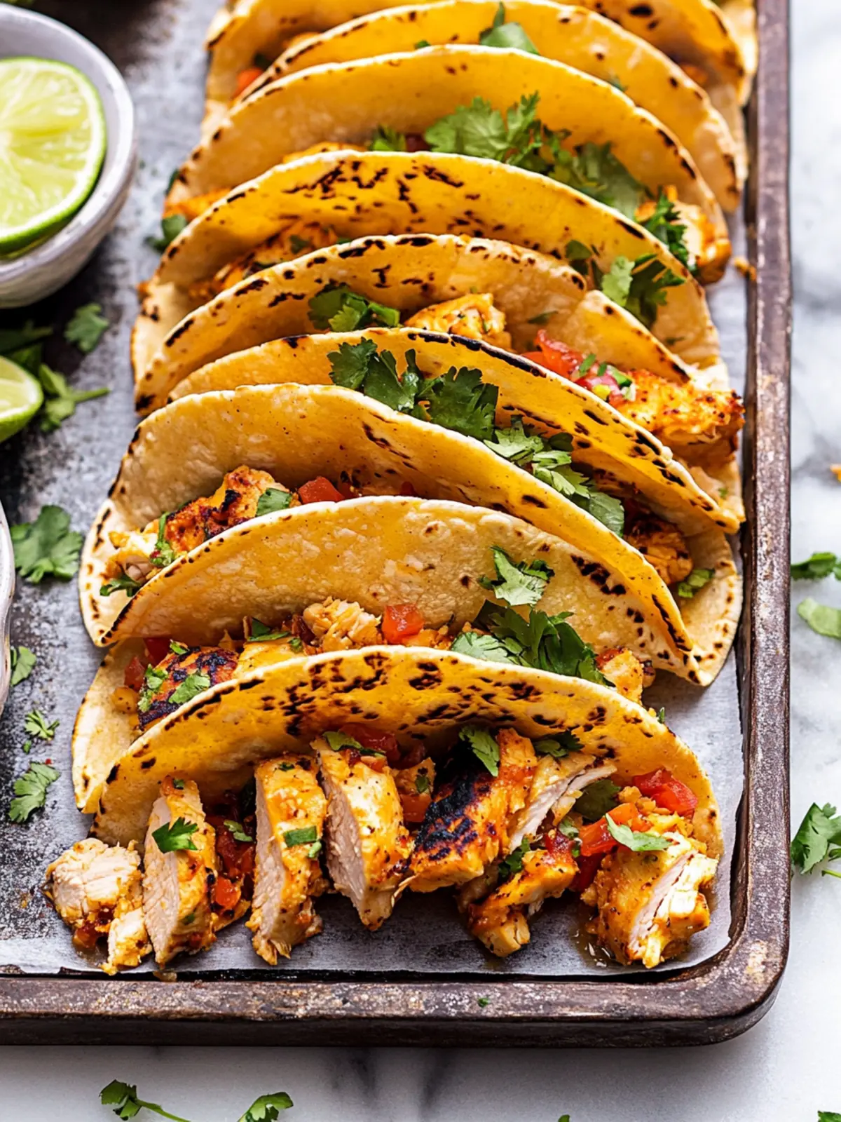 Delicious Mini Baked Chicken Tacos for Quick Family Fun 4 Mini Baked Chicken Tacos