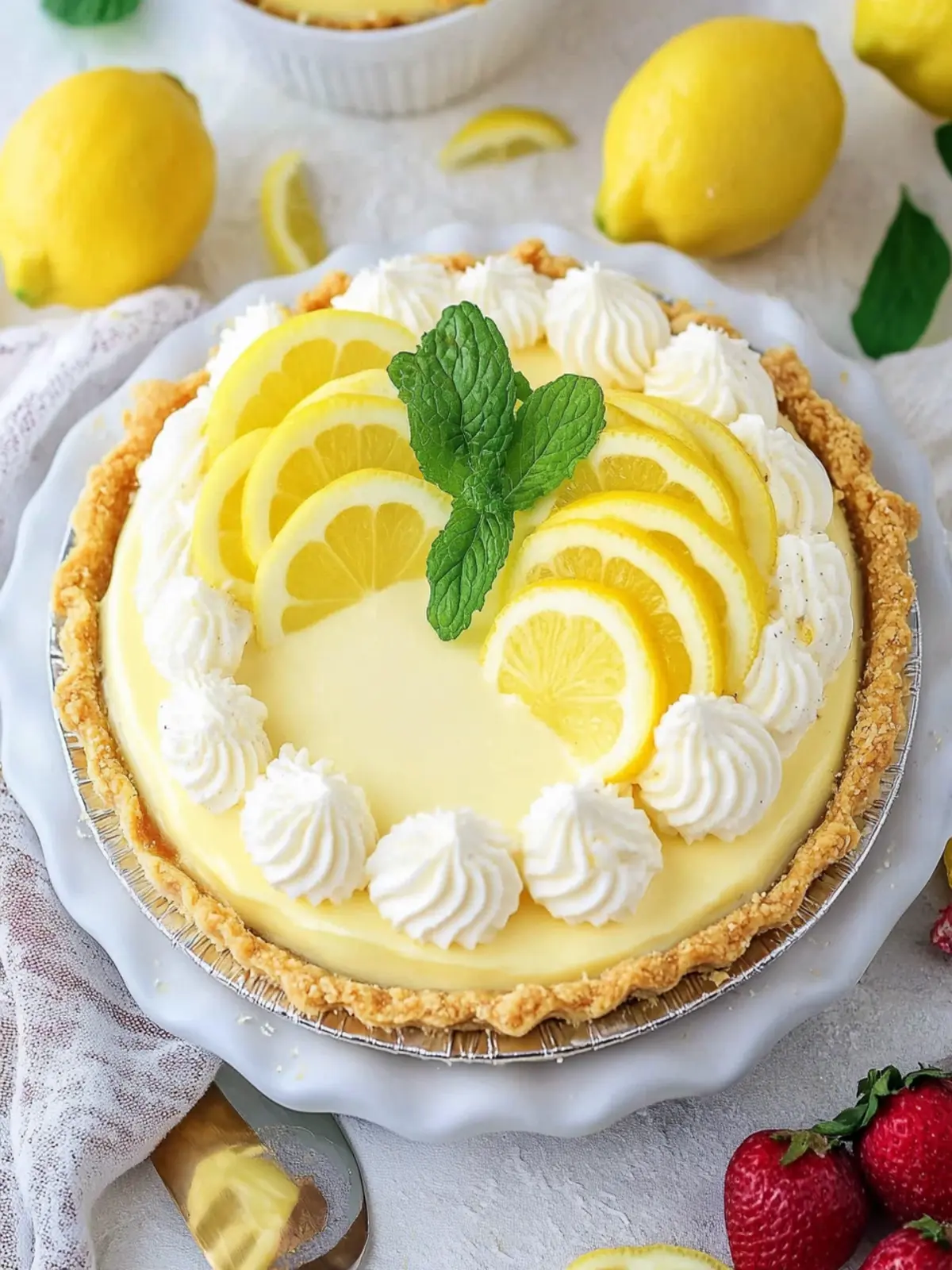 Irresistible Lemon Mascarpone Cream Pie That's a Slice of Heaven 5 Lemon Mascarpone Cream Pie