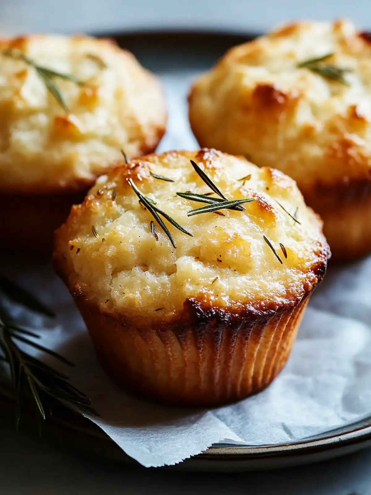 Parmesan Rosemary Muffins: Savory Bliss in Every Bite 5 Parmesan Rosemary Muffins