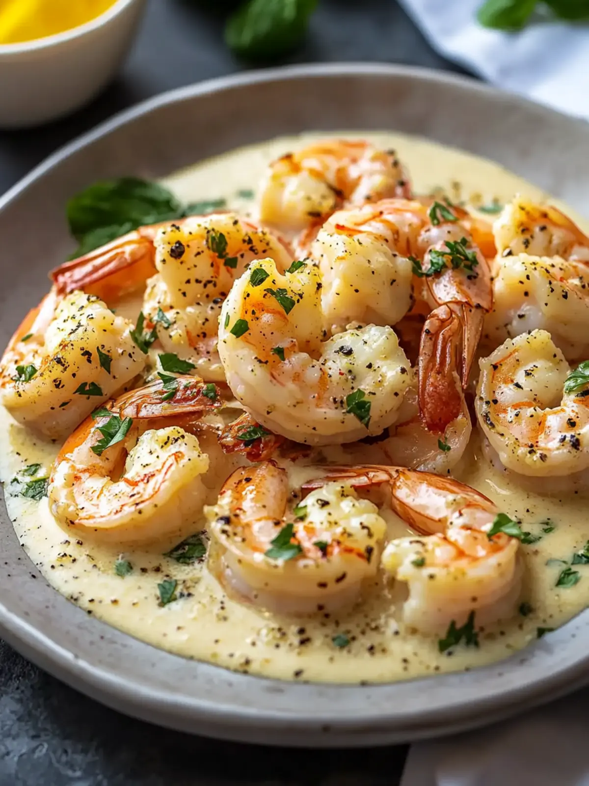 Creamy Garlic Prawns: Your Quick Gourmet Dinner Delight 4 Creamy Garlic Prawns