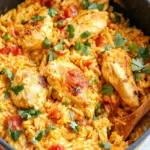 One Pot Queso Chicken and Rice for Ultimate Comfort Food Bliss 8 One Pot Queso Chicken and Rice