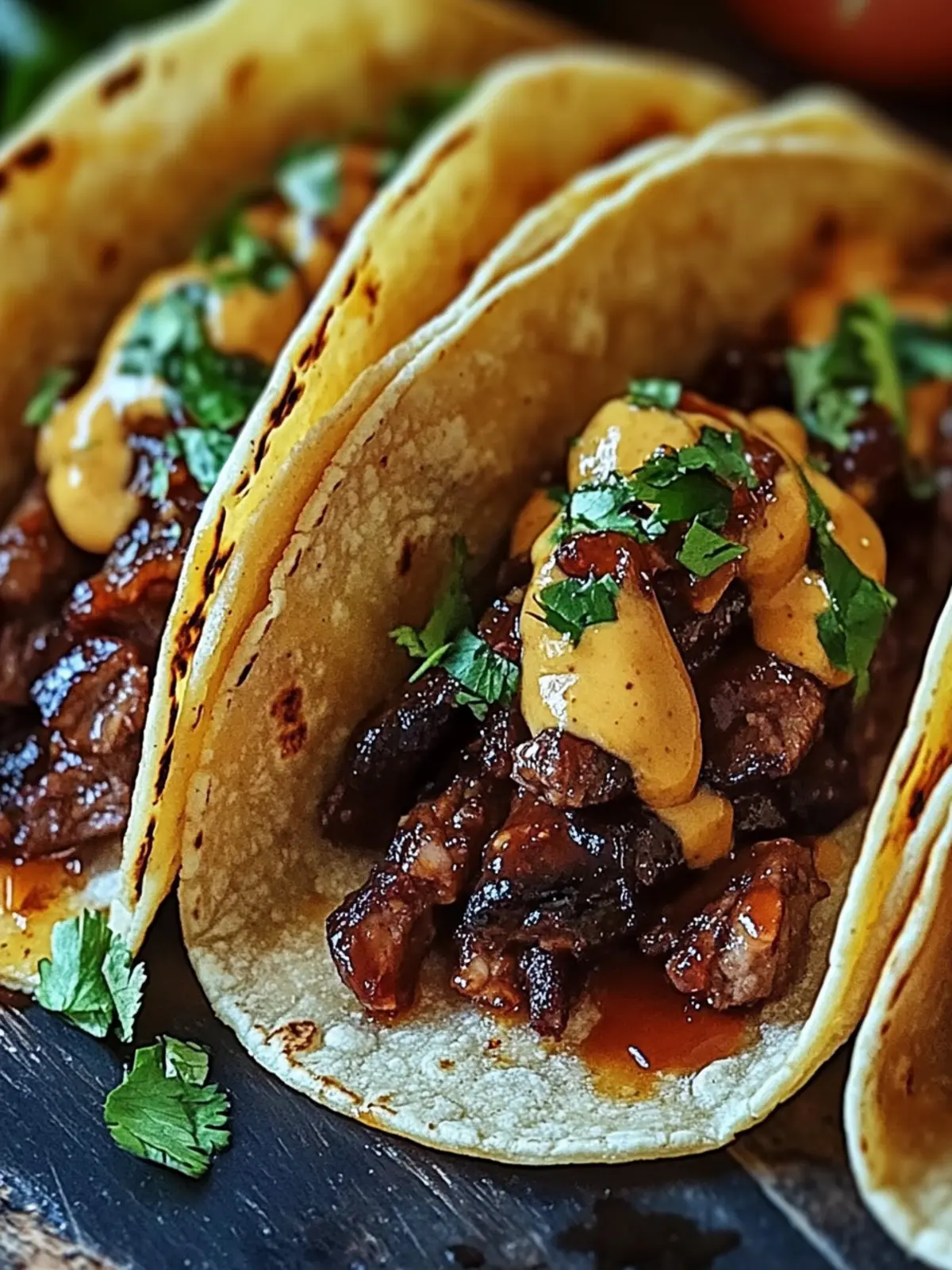 Savory Garlic Butter Honey BBQ Beef Tacos for Easy Nights 2 Garlic Butter Honey BBQ Beef Tacos
