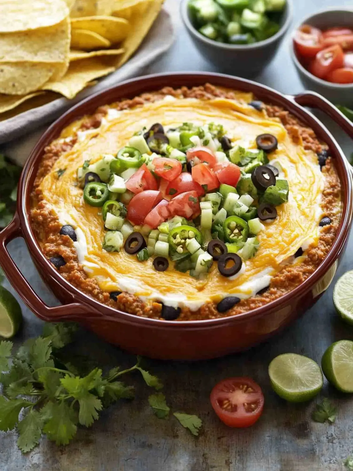 Irresistible Taco Dip You'll Love for Game Day Fun 4 Taco Dip