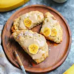 Irresistible Banana Bread Scones with Creamy Cinnamon Glaze 6 Banana Bread Scones