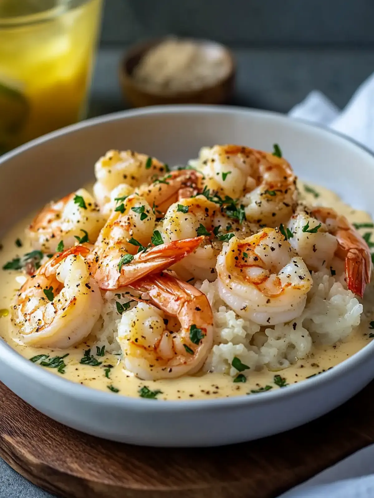 Creamy Garlic Prawns: Your Quick Gourmet Dinner Delight 2 Creamy Garlic Prawns