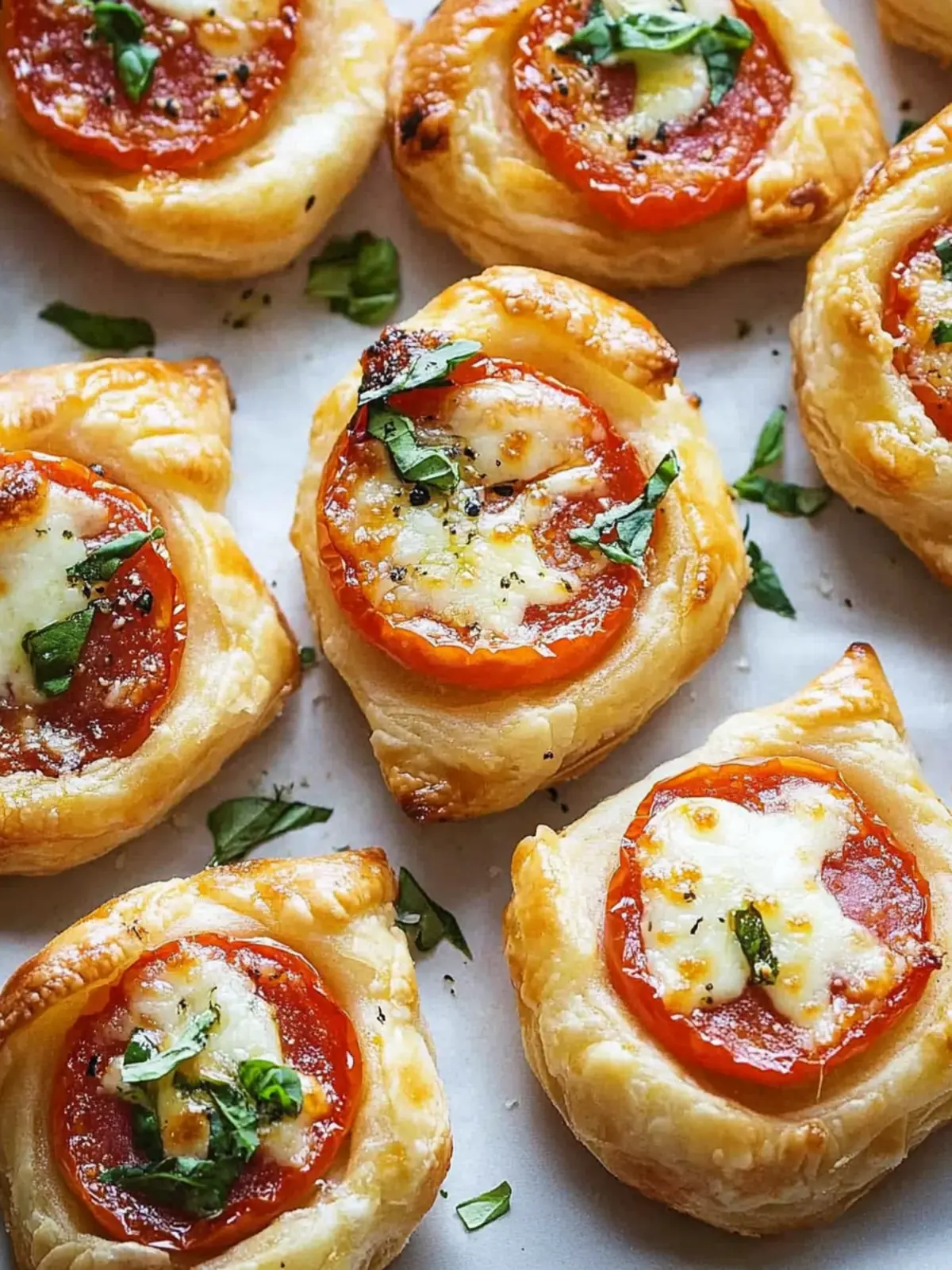 Pepperoni Basil Tomato Puffs: Your New Favorite Party Snack 4 Pepperoni Basil Tomato Puffs