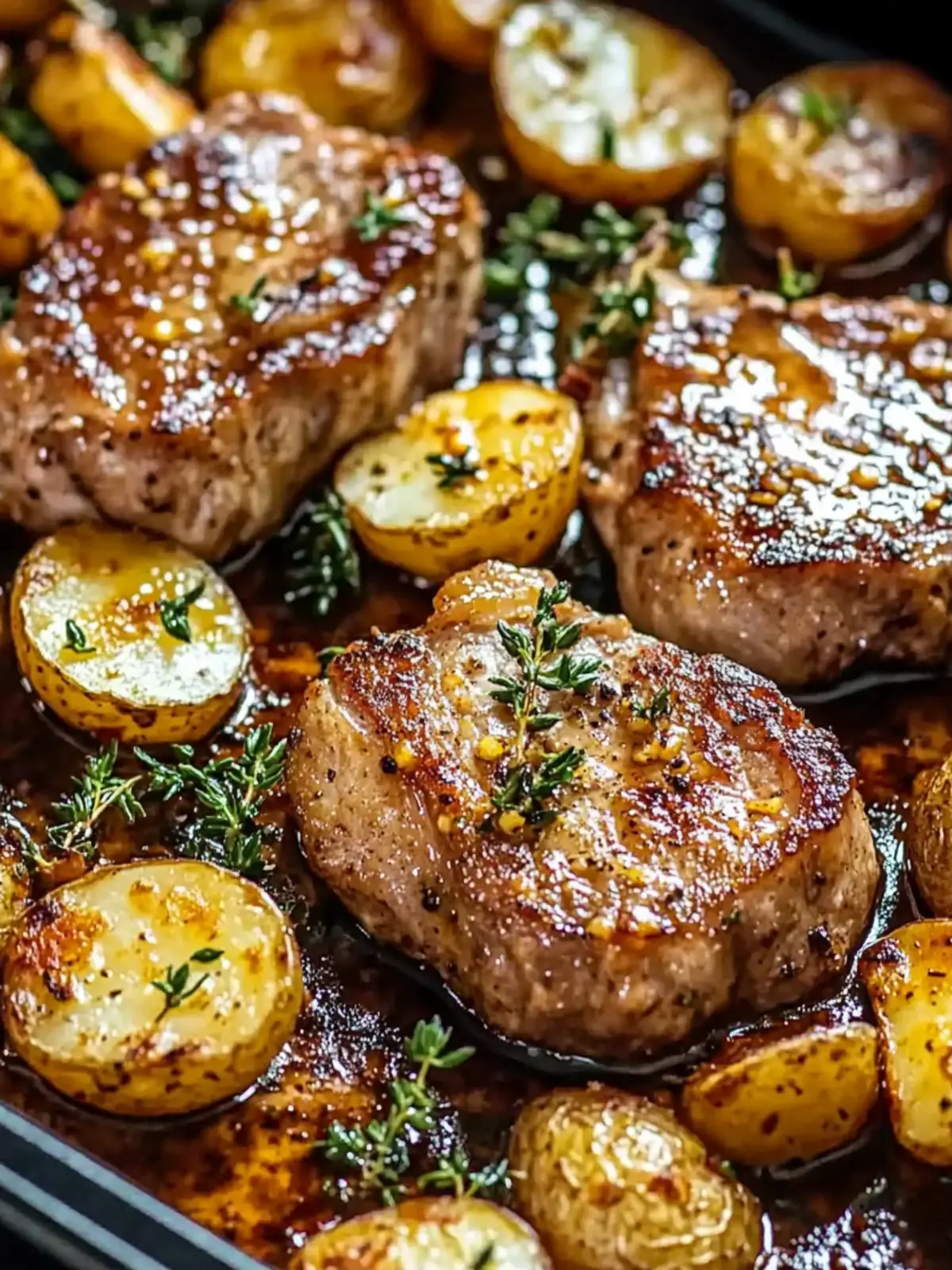 Sheet Pan Pork Chops and Potatoes for Effortless Weeknight Wins 3 Sheet Pan Pork Chops and Potatoes