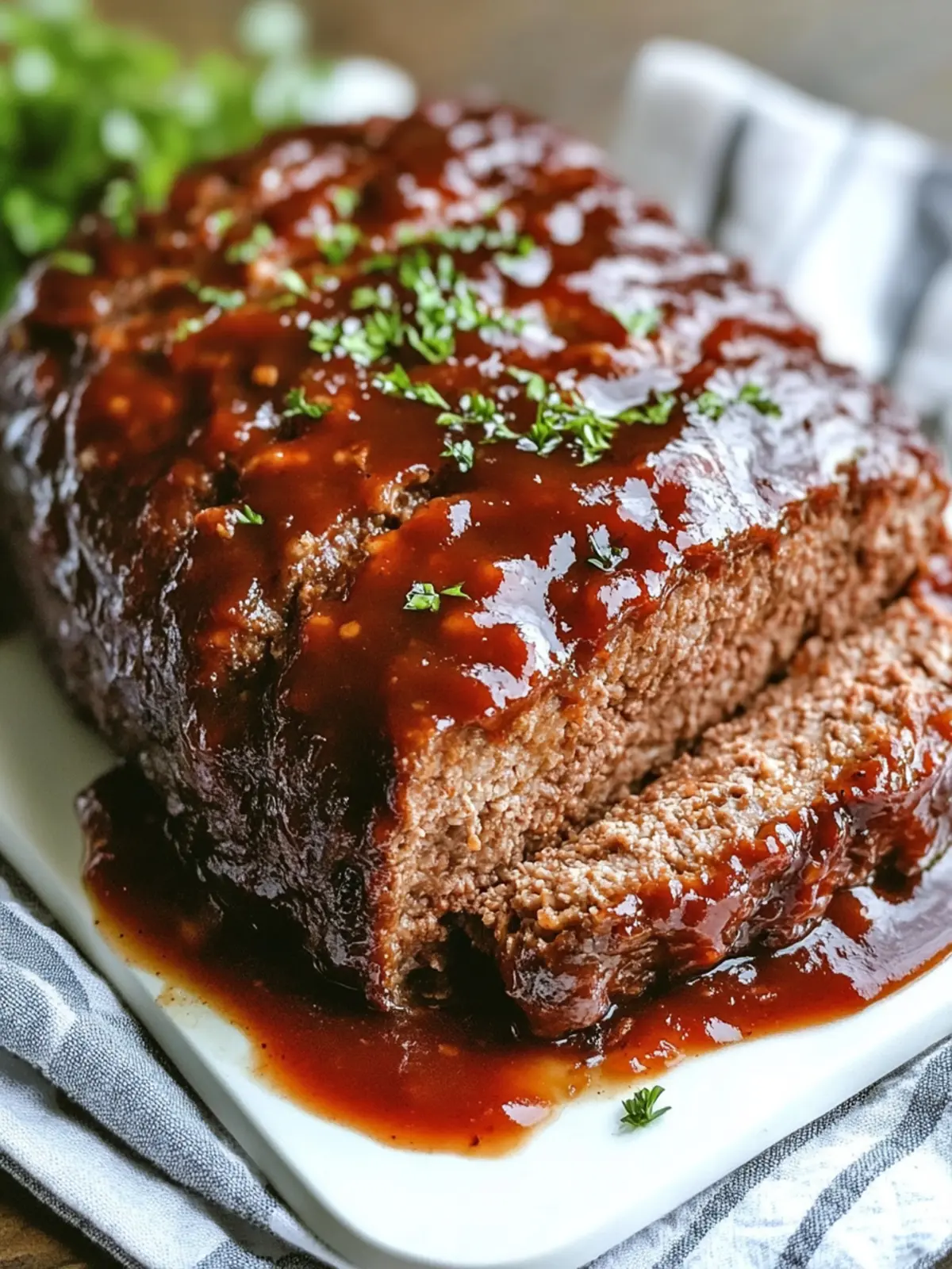 Irresistible Smoky BBQ Meatloaf with Sweet Glaze Delight 4 Smoky BBQ Meatloaf