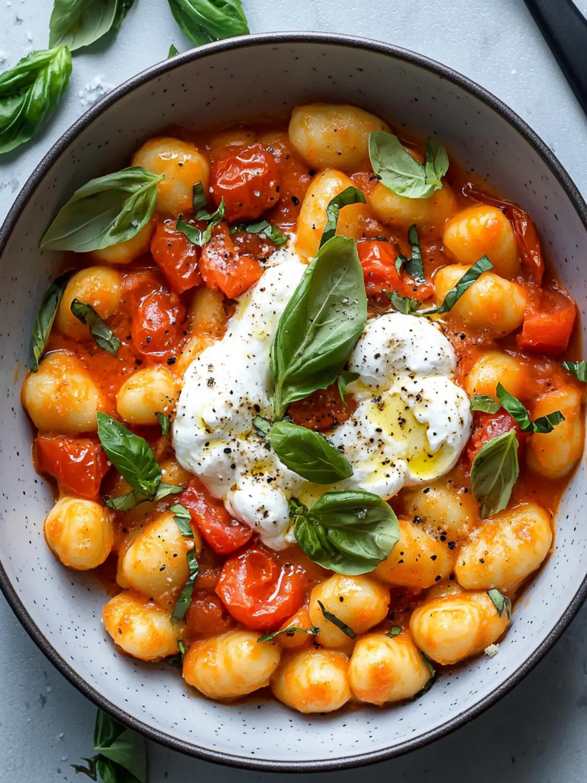 Creamy Tomato Gnocchi with Burrata: A Quick Cozy Dinner 3 Creamy Tomato Gnocchi with Burrata
