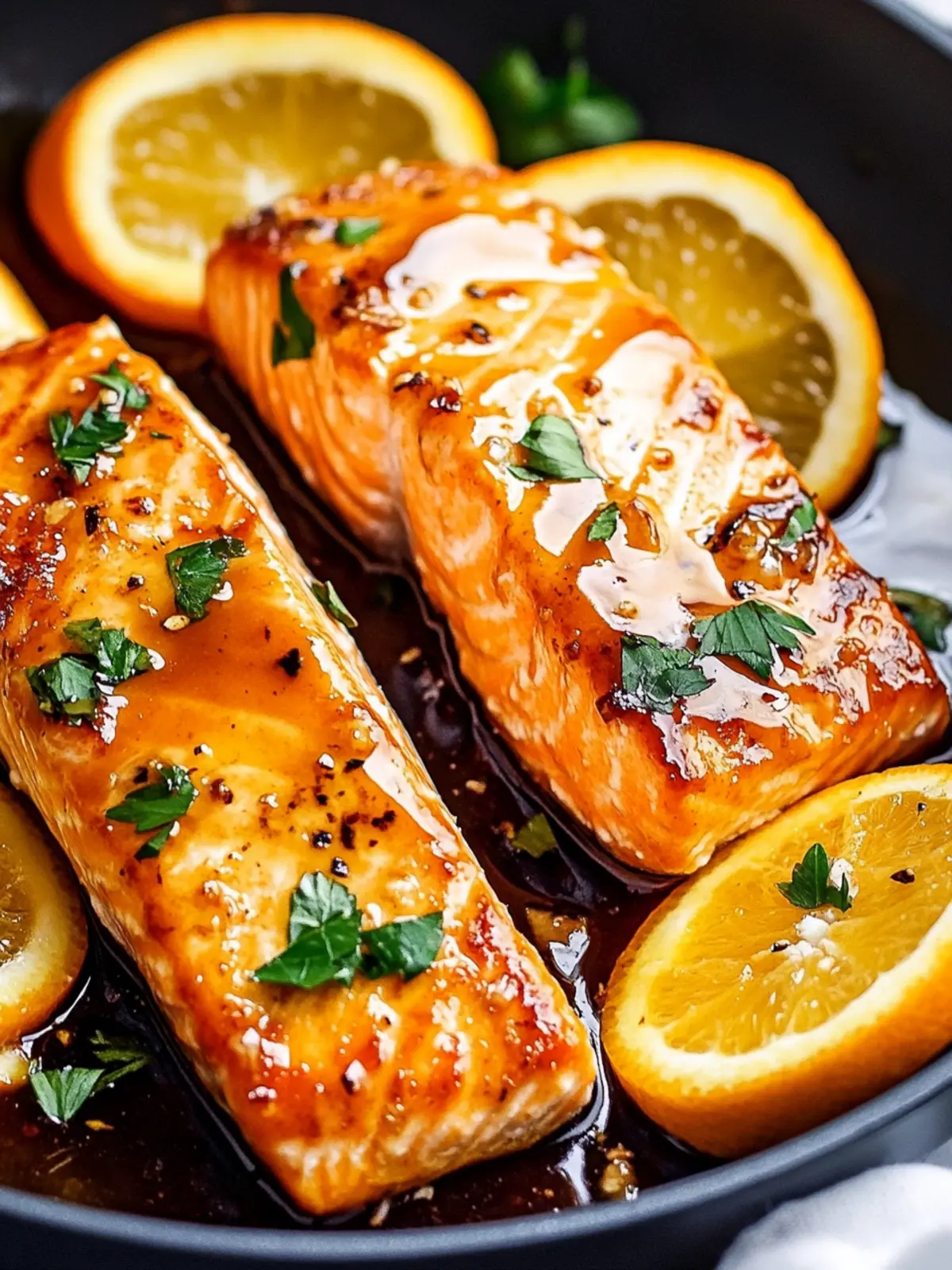 Delicious Orange Glazed Salmon in 15 Minutes Flat 2 Orange Glazed Salmon
