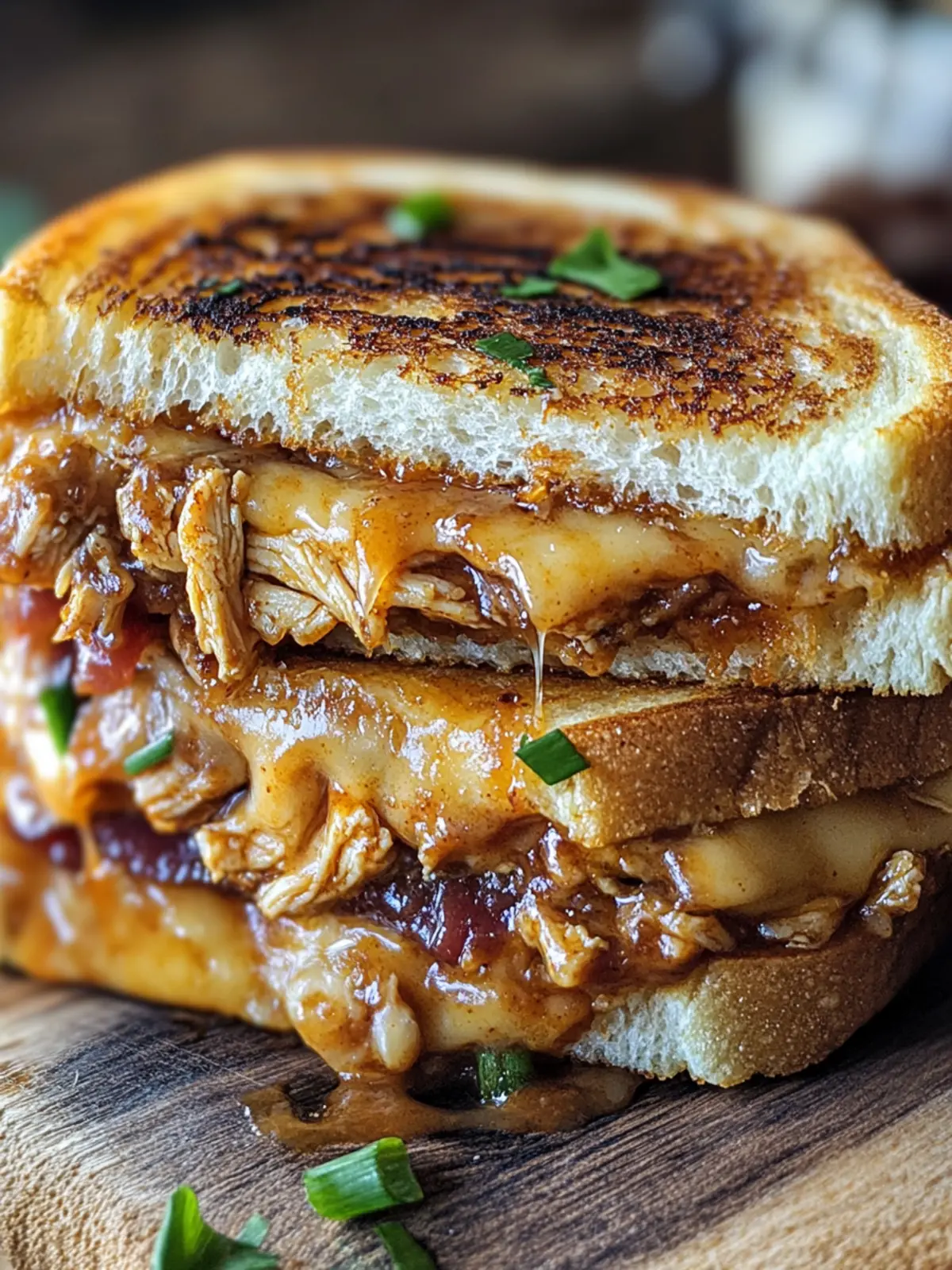 Ultimate BBQ Chicken Grilled Cheese for Comfort Food Lovers 4 BBQ Chicken Grilled Cheese