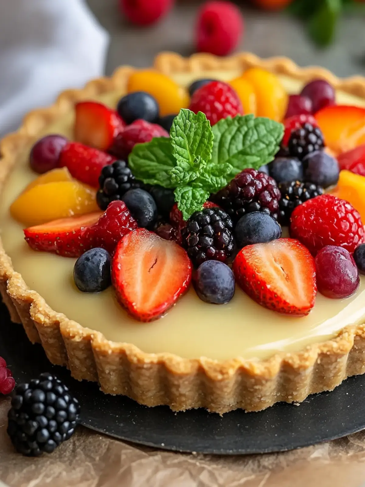 Silky Vanilla Custard Fruit Tart That Wows Every Gathering 4 Silky Vanilla Custard Fruit Tart