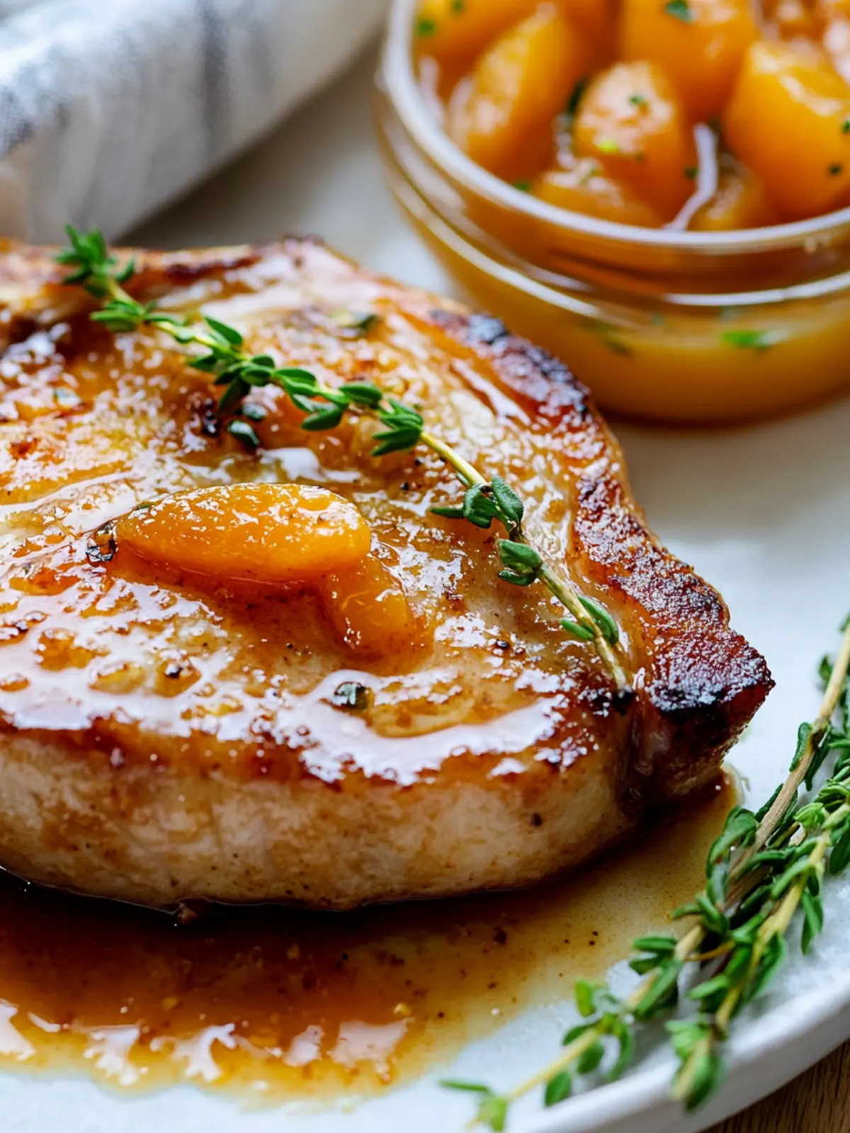 Savory Apricot Ginger Steakhouse Pork Chops in 30 Minutes 2 Apricot Ginger Steakhouse Pork Chops