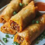 Cheeseburger Eggrolls: Flavor-Packed Party Pleasers 7 Cheeseburger Eggrolls