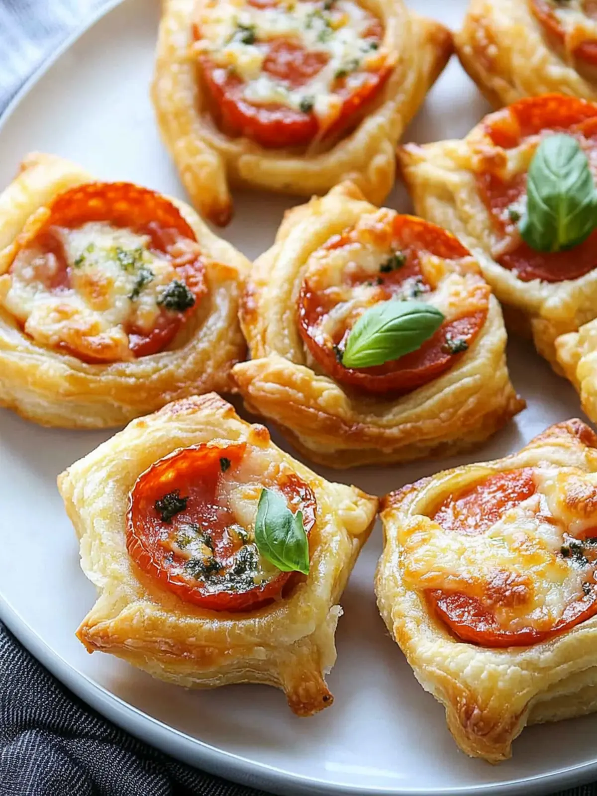 Pepperoni Basil Tomato Puffs: Your New Favorite Party Snack 5 Pepperoni Basil Tomato Puffs