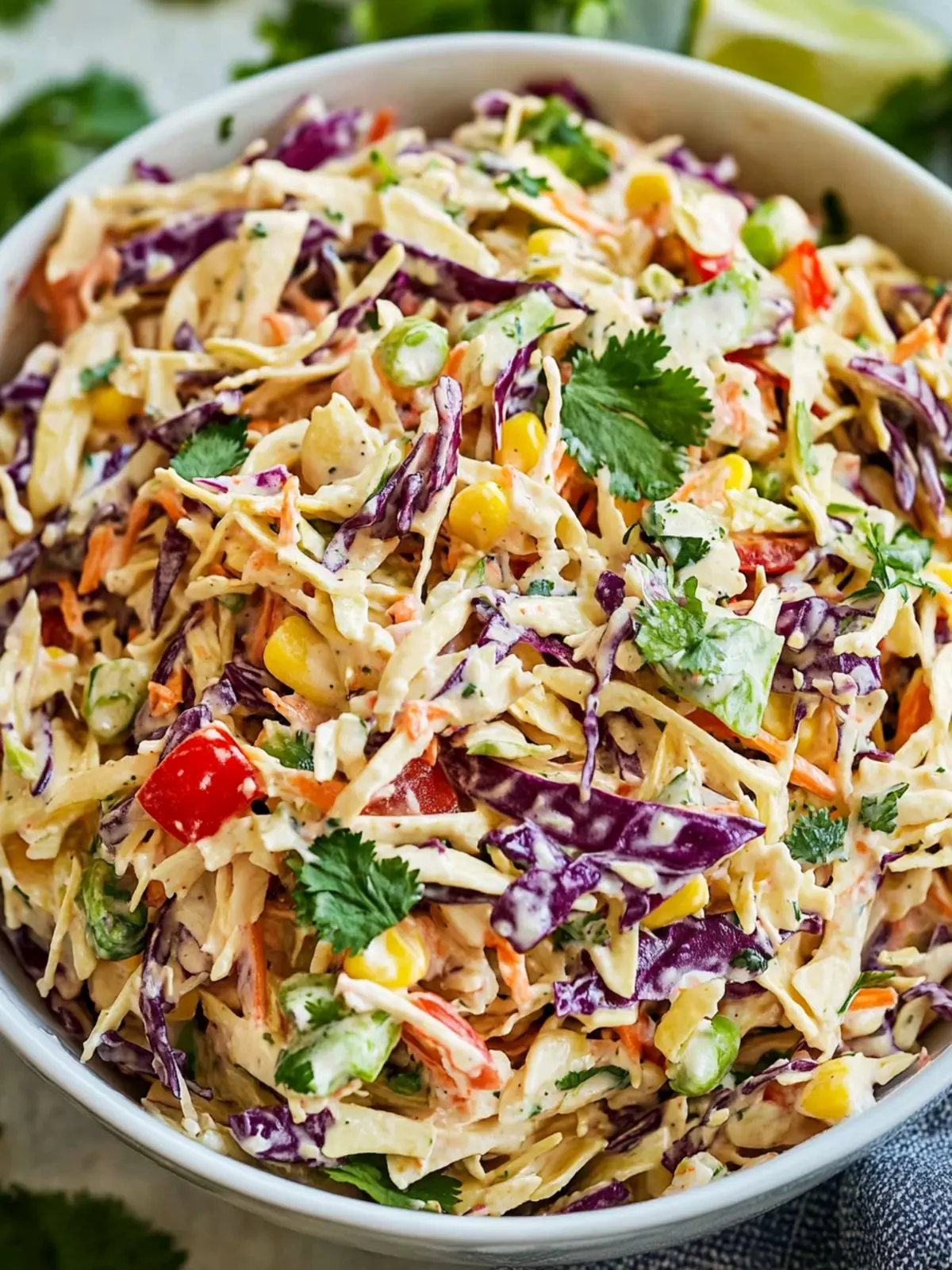 Fresh and Crunchy Mexican Coleslaw for Perfect Gatherings 2 Mexican Coleslaw