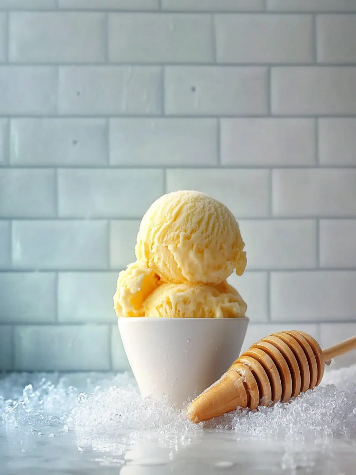 Dandelion Honey Ice Cream: A Spring Treat You Must Try 2 Honey Ice Cream