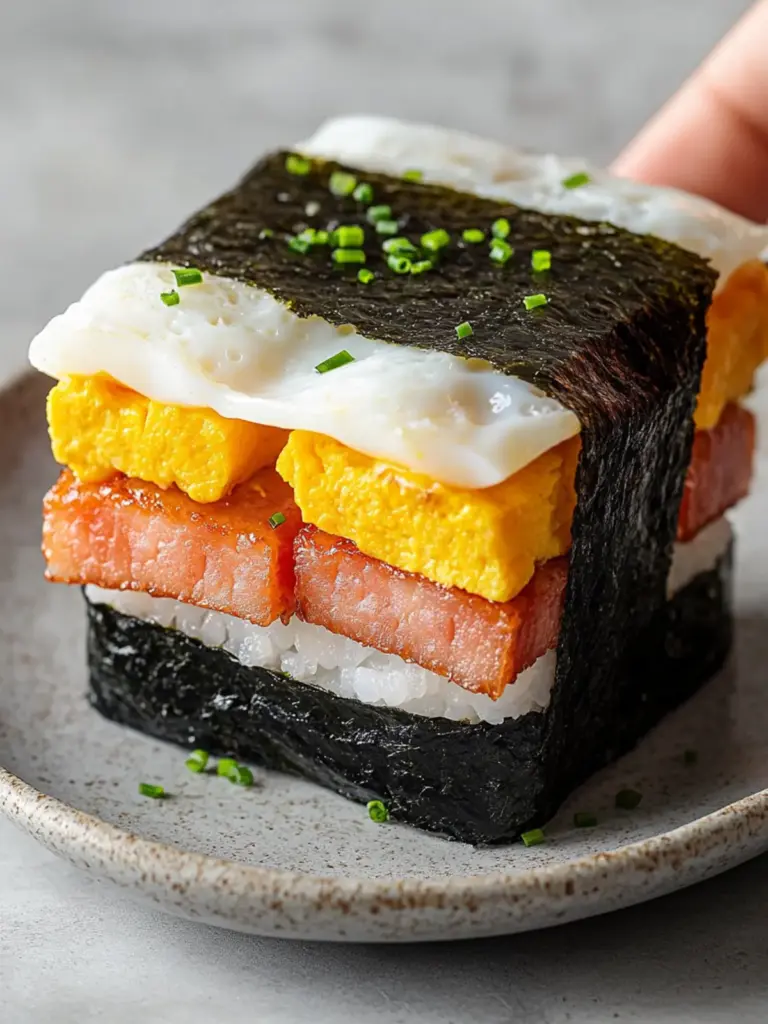 Spam Musubi with Egg