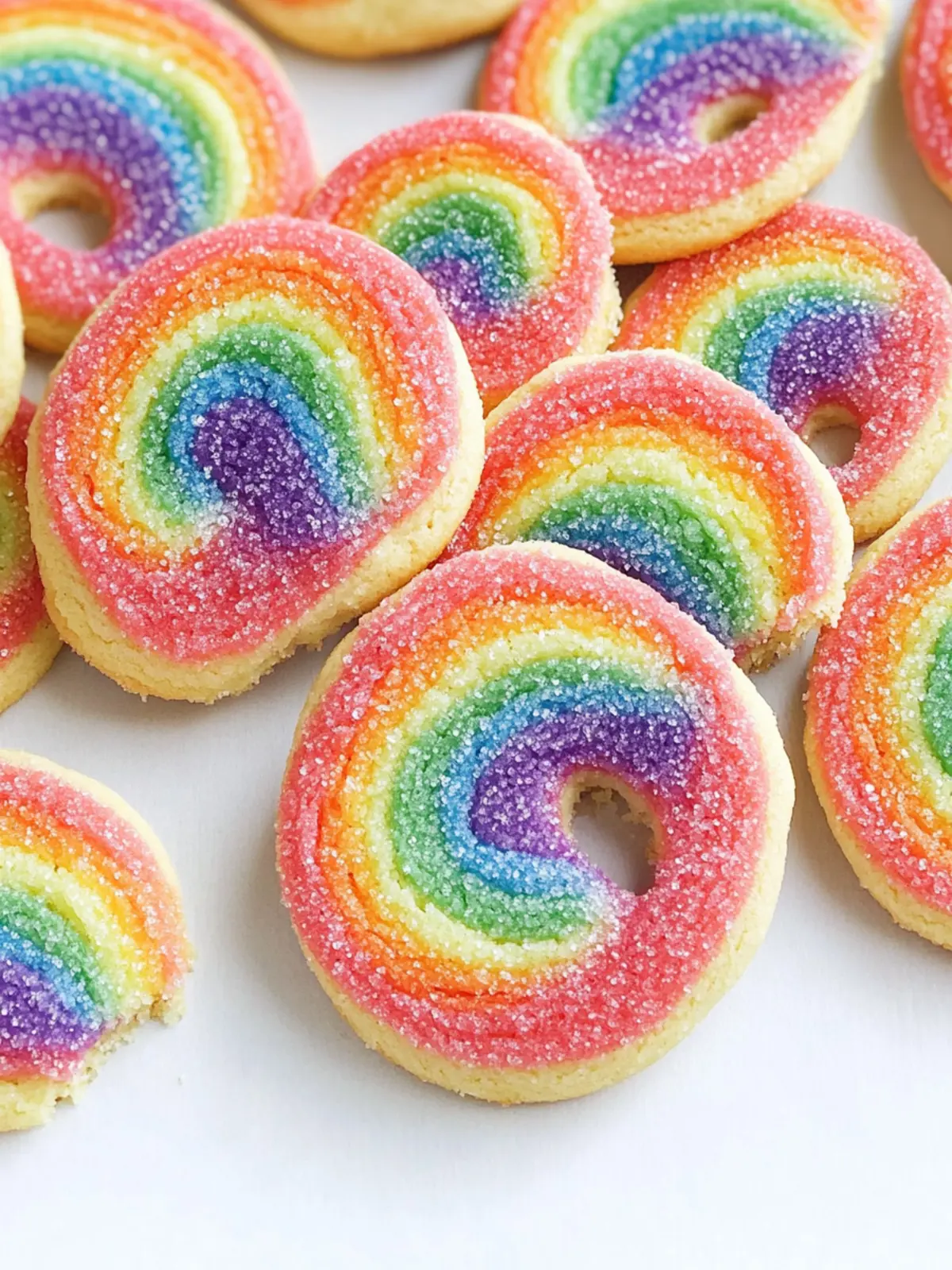 Delicious Rainbow Sugar Cookies That Bring Joy to Every Bite 3 Rainbow Sugar Cookies