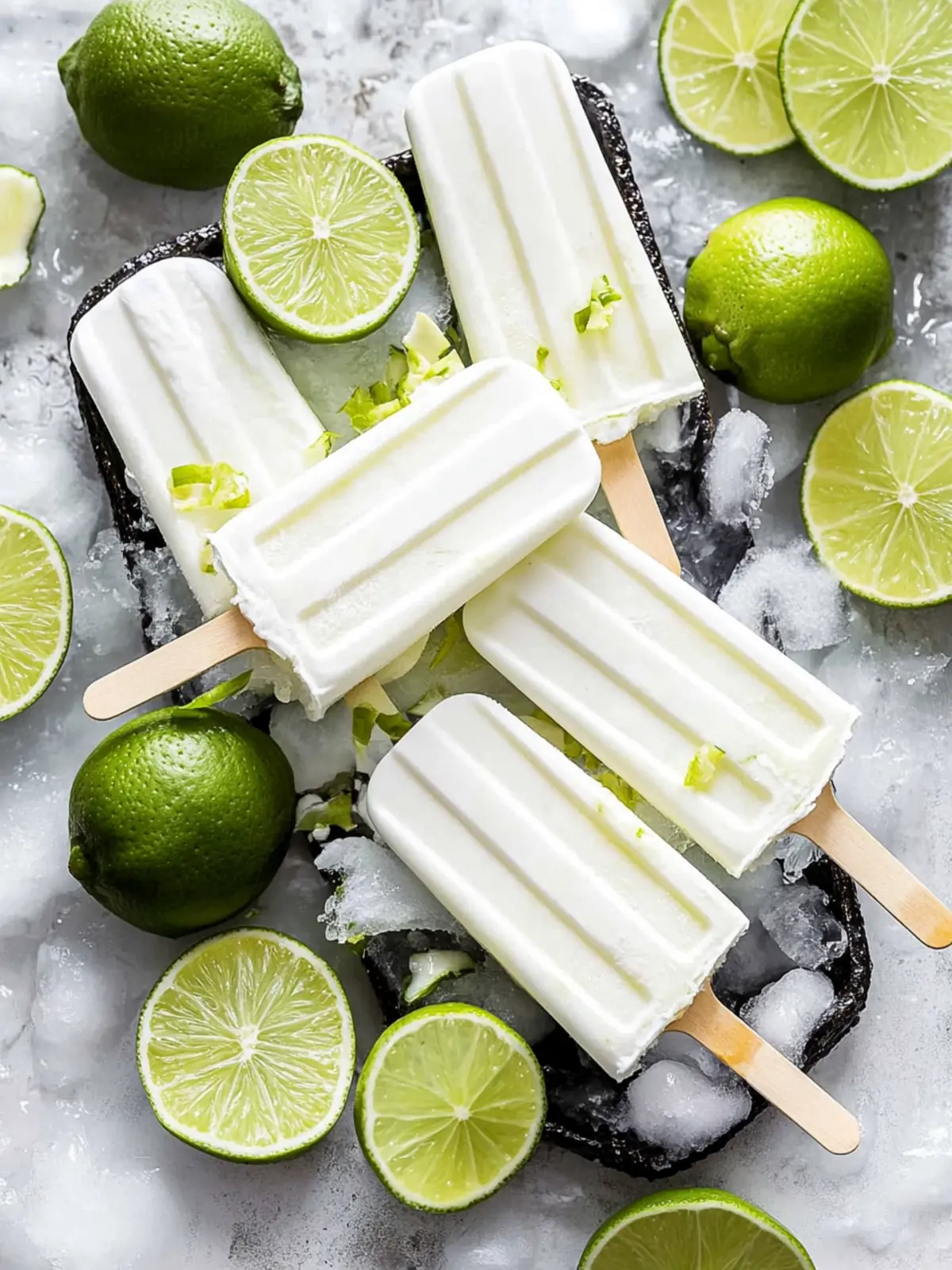 Delight in Easy Coconut Lime Popsicles for a Refreshing Treat 3 Coconut Lime Popsicles