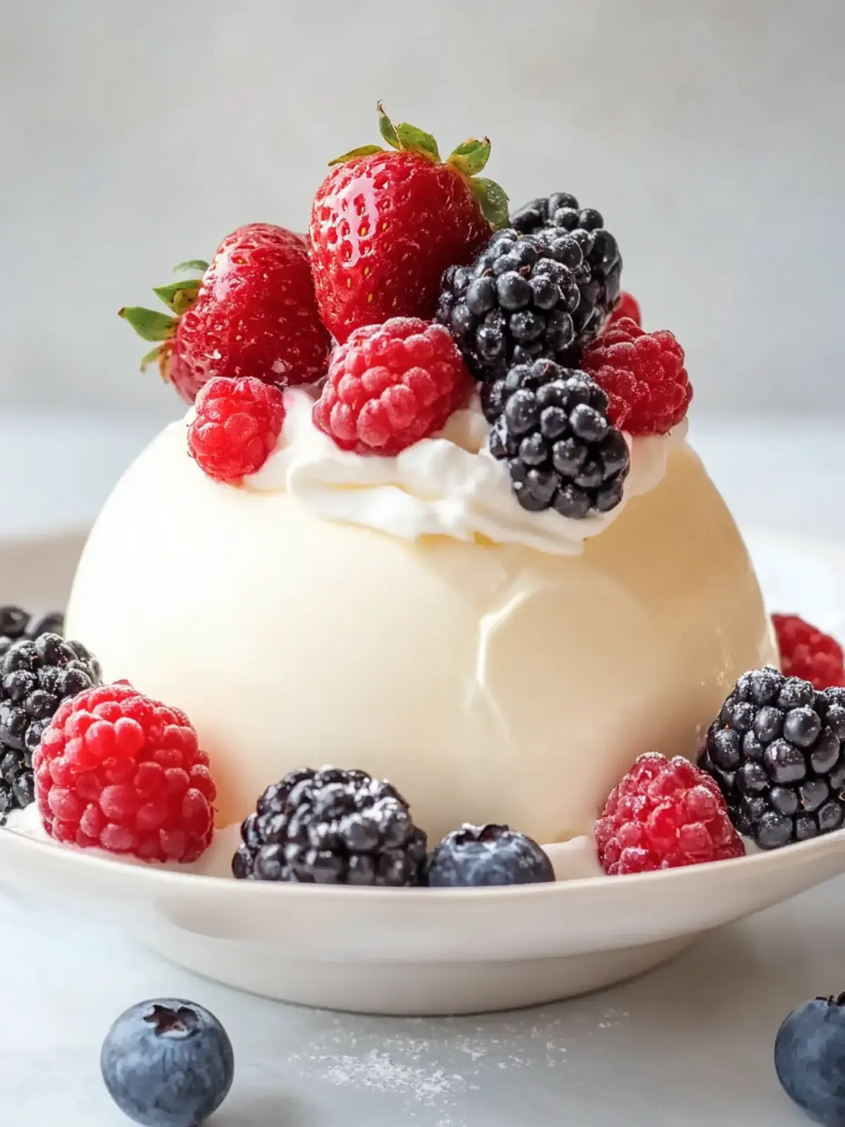 Indulge in Bavarian Cream and Berries: A Heavenly Treat 2 Bavarian Cream and Berries
