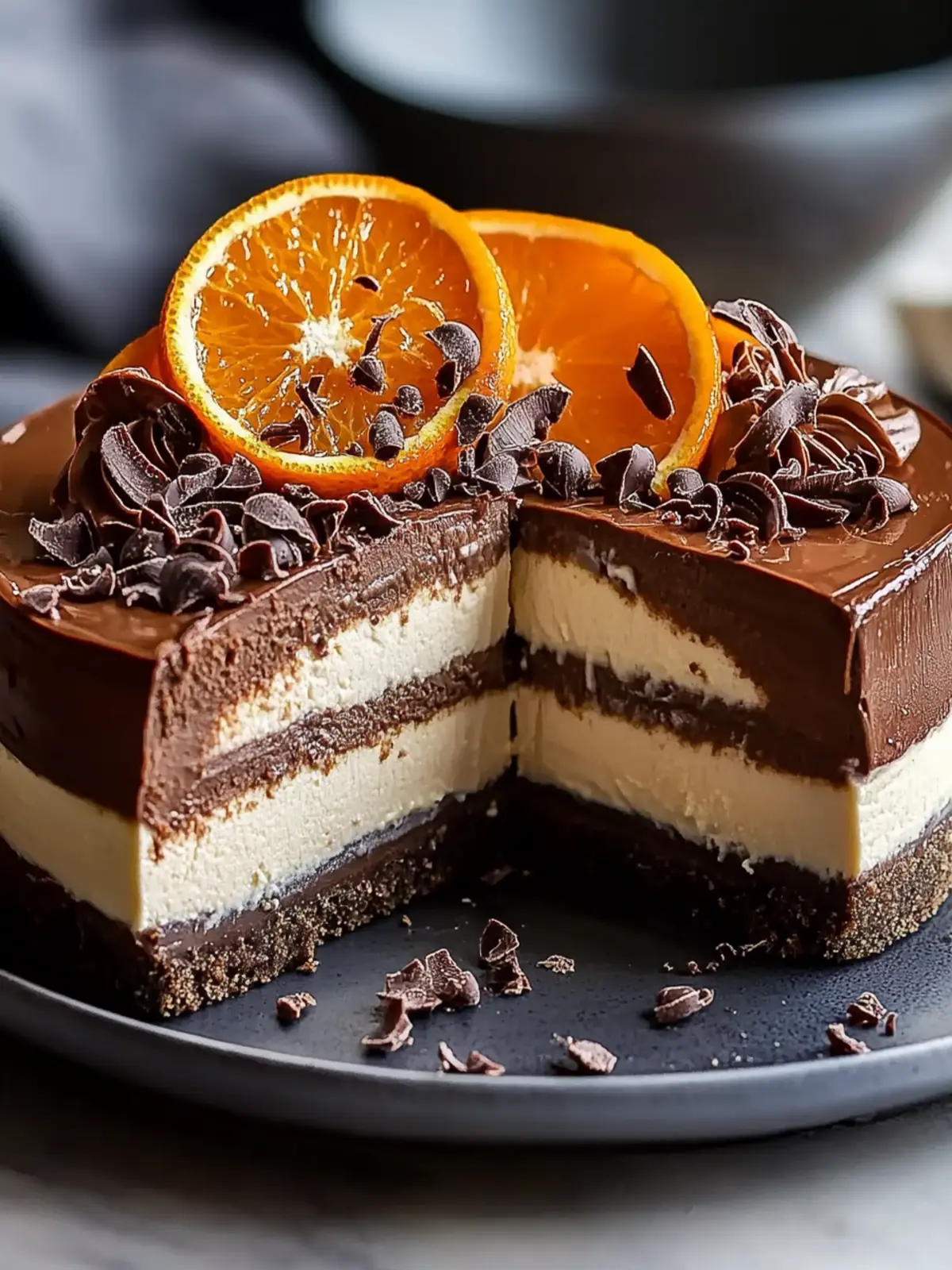 Irresistible Chocolate Orange Cheesecake to Wow Your Guests 3 Chocolate Orange Cheesecake
