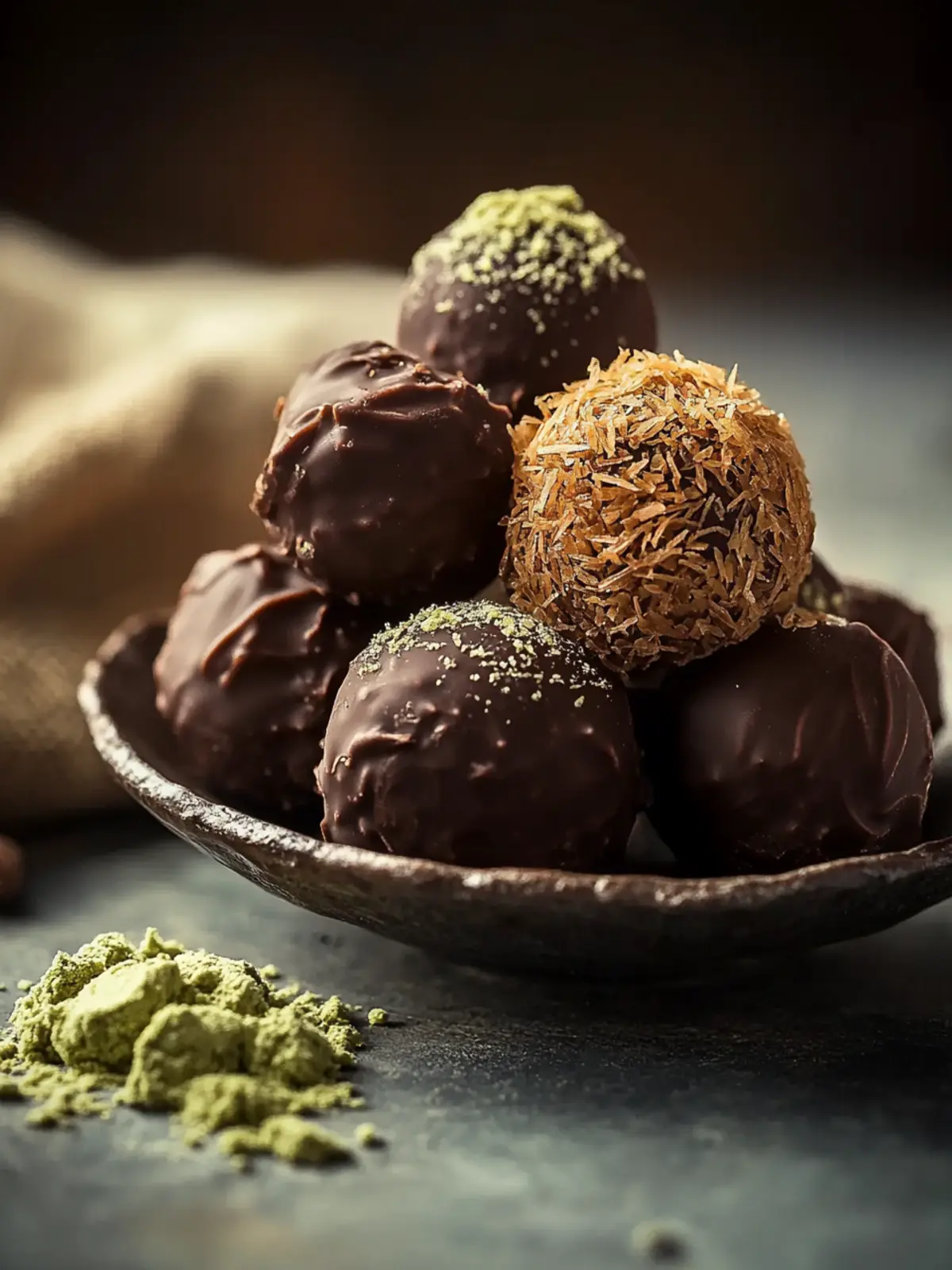 Delightful Dubai Chocolate Balls with Pistachio Goodness 4 Dubai Chocolate Balls