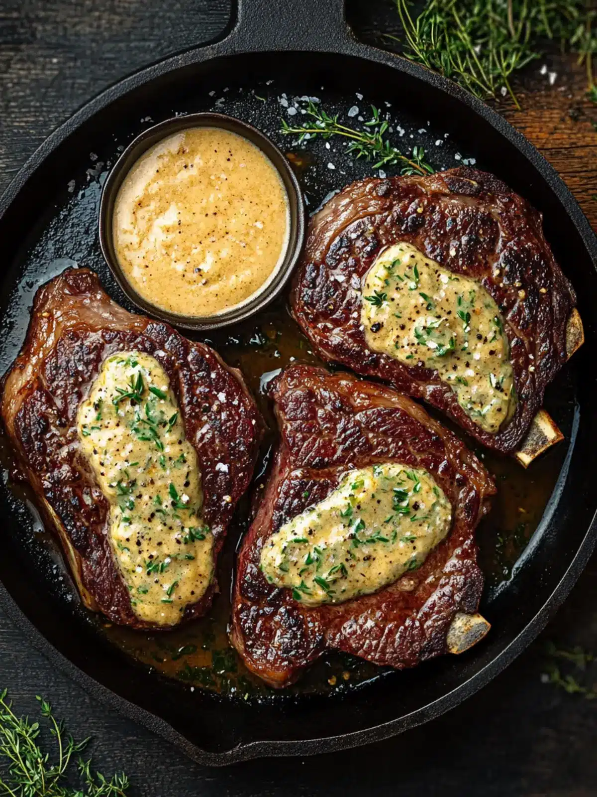 Savory Gaelic Irish Steaks with Whiskey Cream and Kale Twist 5 Gaelic Irish Steaks